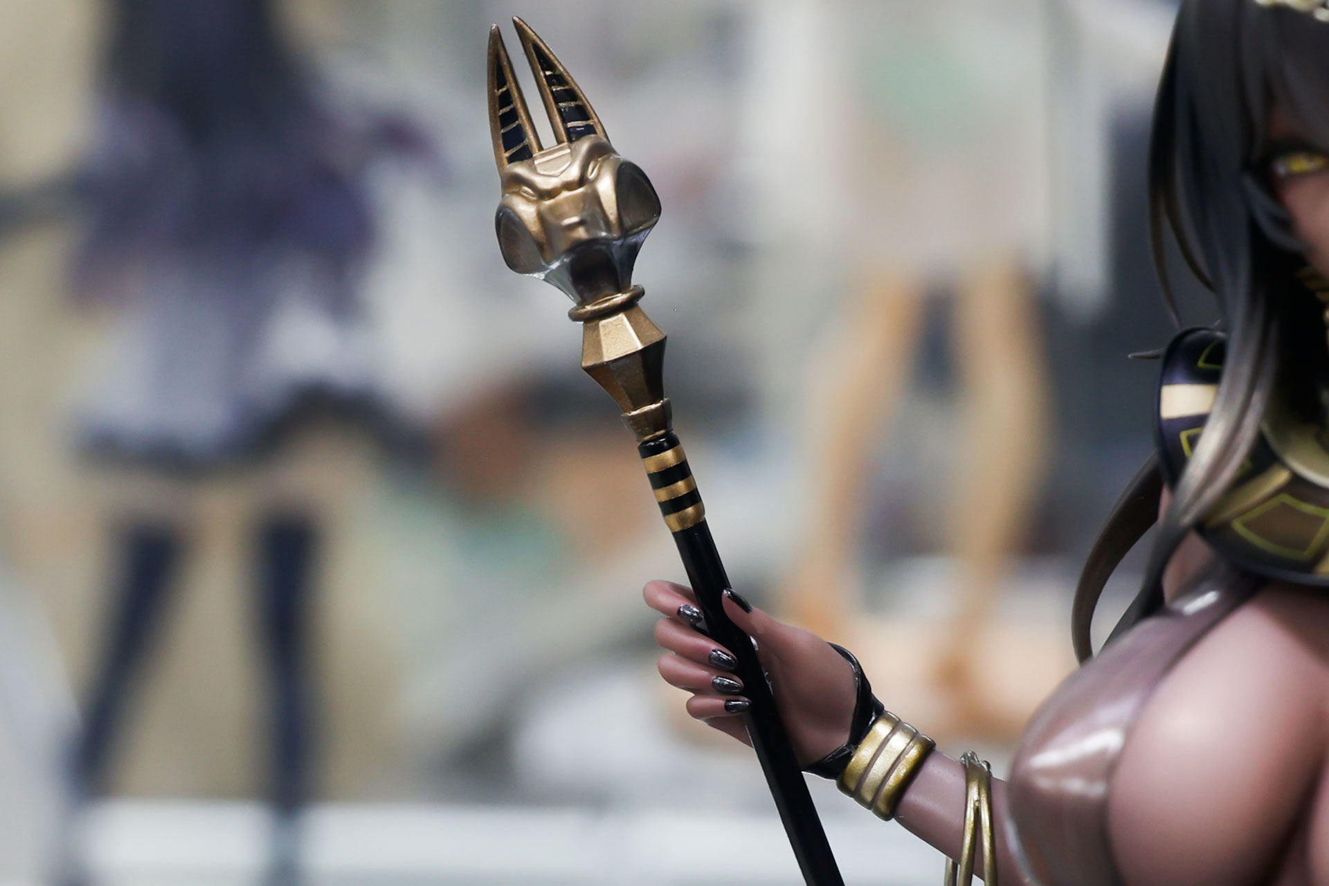 こちらは手に持ったロッド