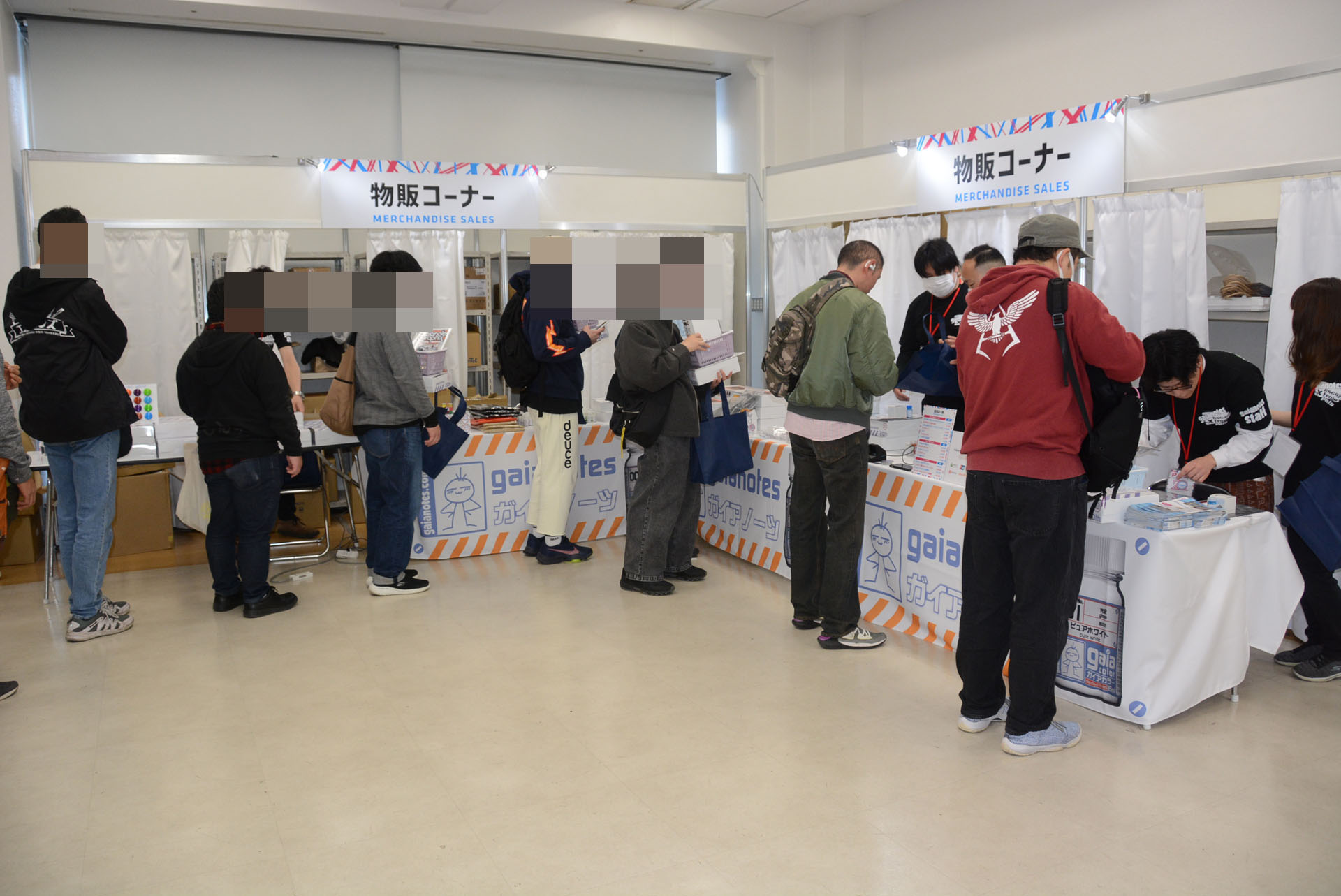 物販ブースは大人気だった