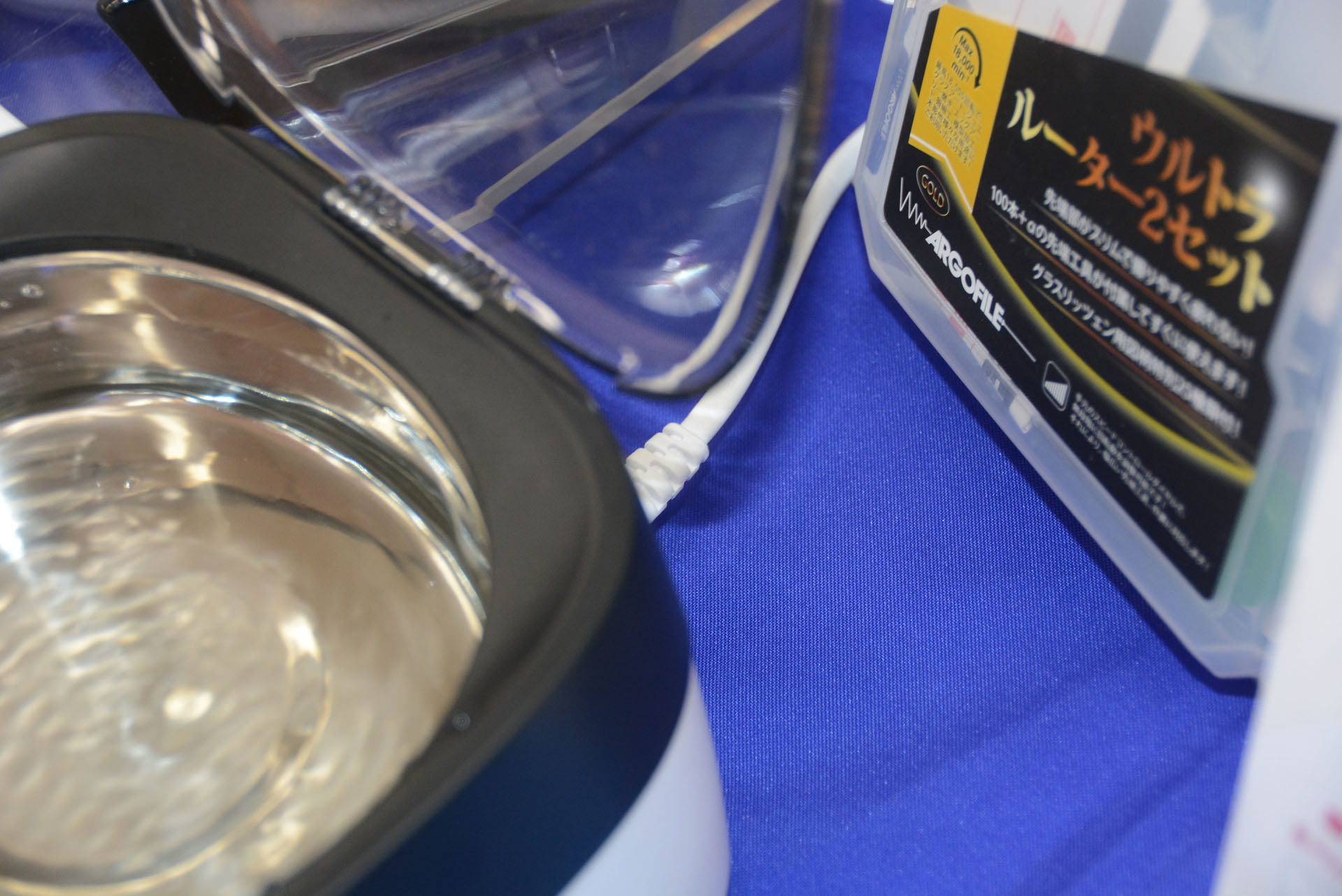 アルゴファイルジャパンの超音波洗浄機「ソニックウォッシャーUT+」は後ろのケーブルが着脱式になり使いやすさが向上