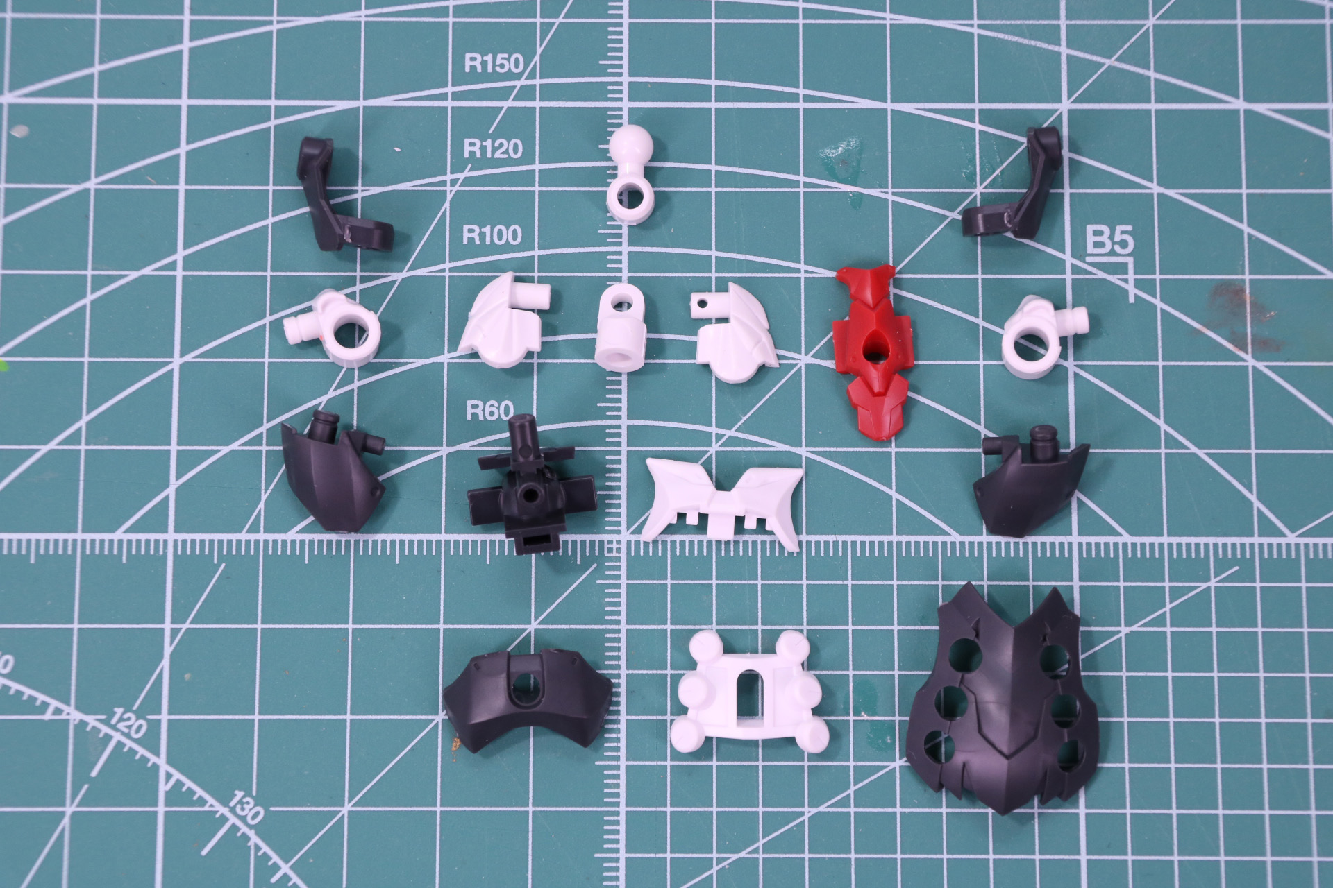 胸部の組み立て