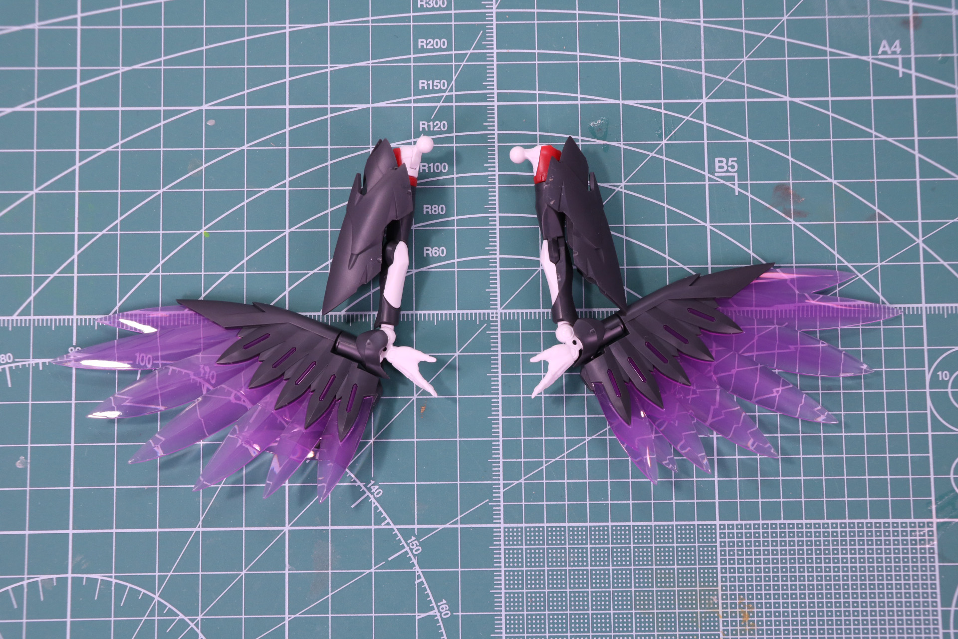 腕部の組み立て