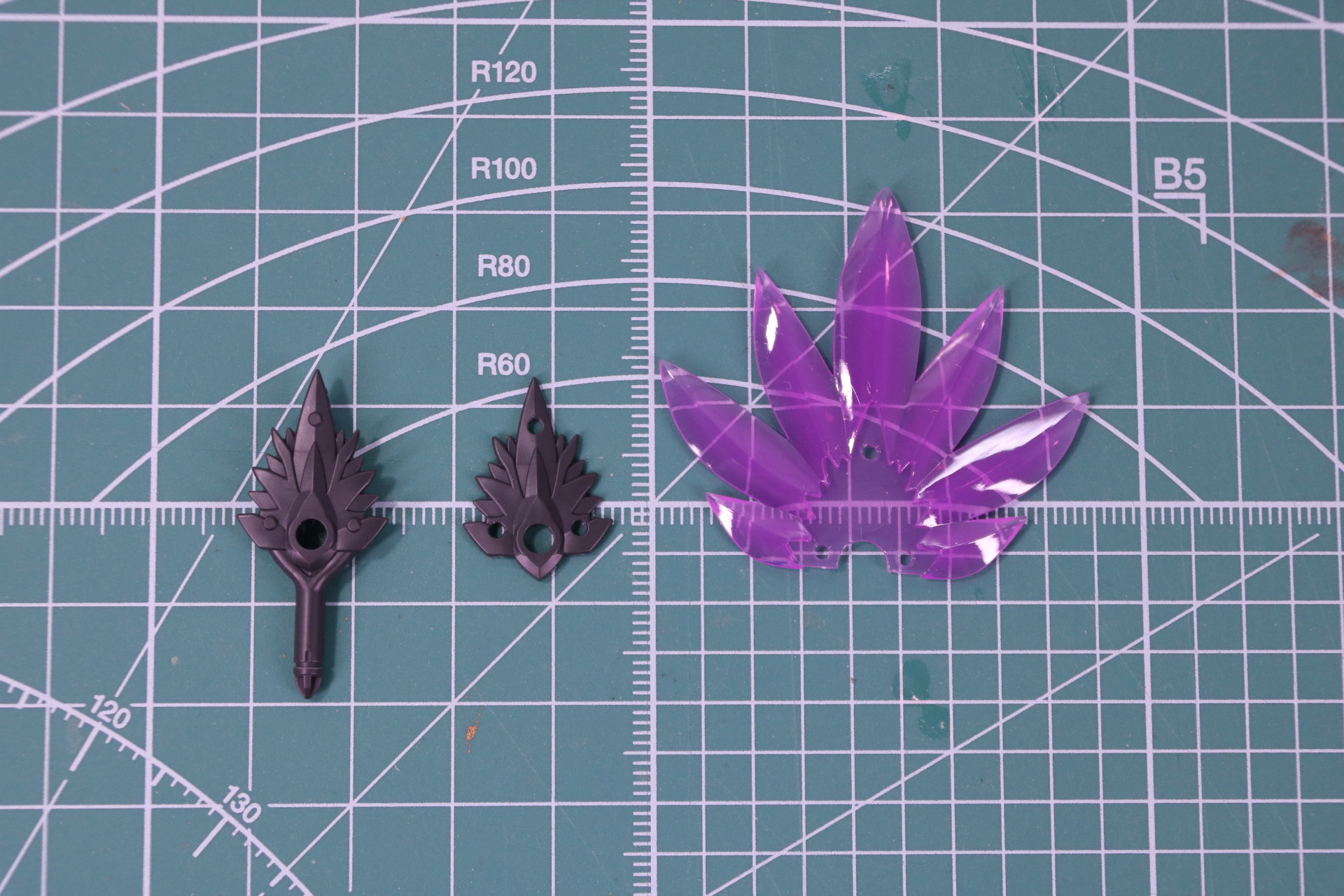 団扇の組み立て