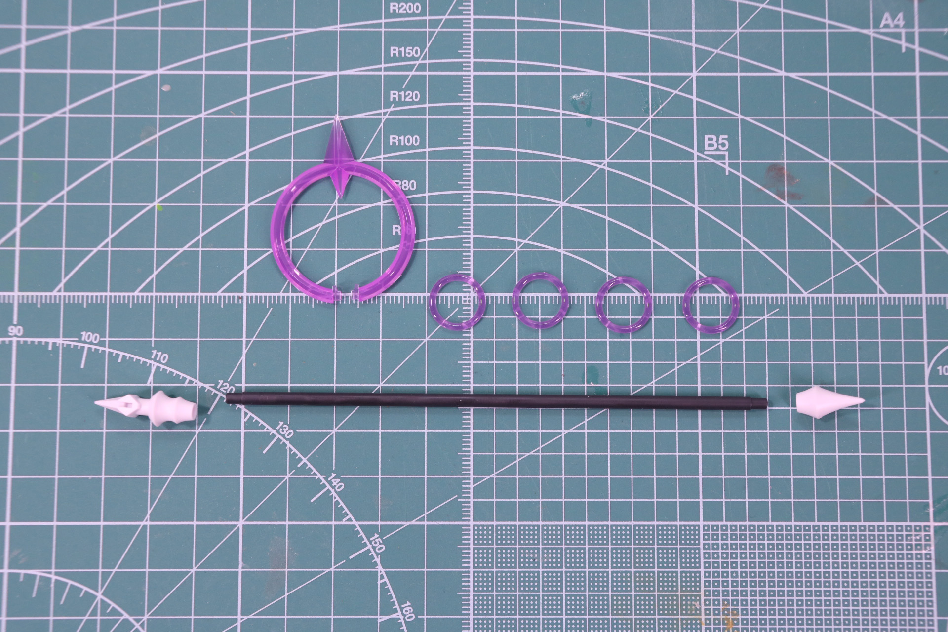 錫杖の組み立て