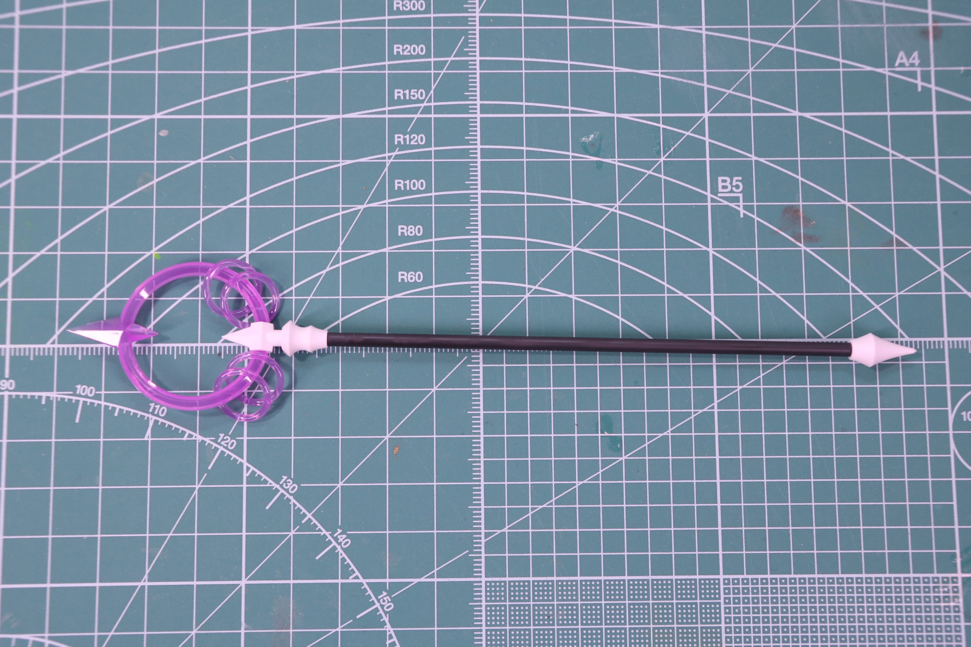 錫杖の組み立て