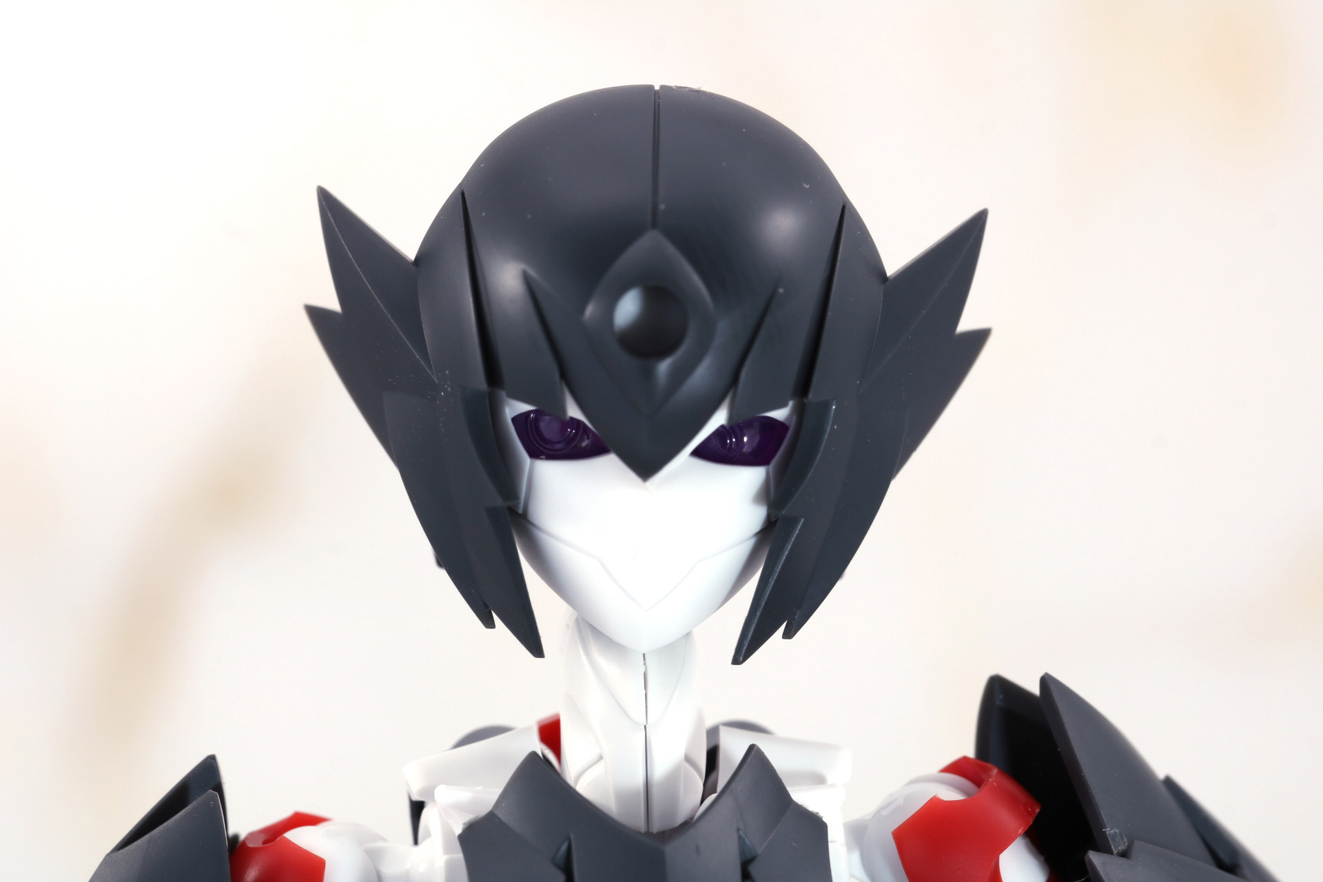 バイザーなしの状態