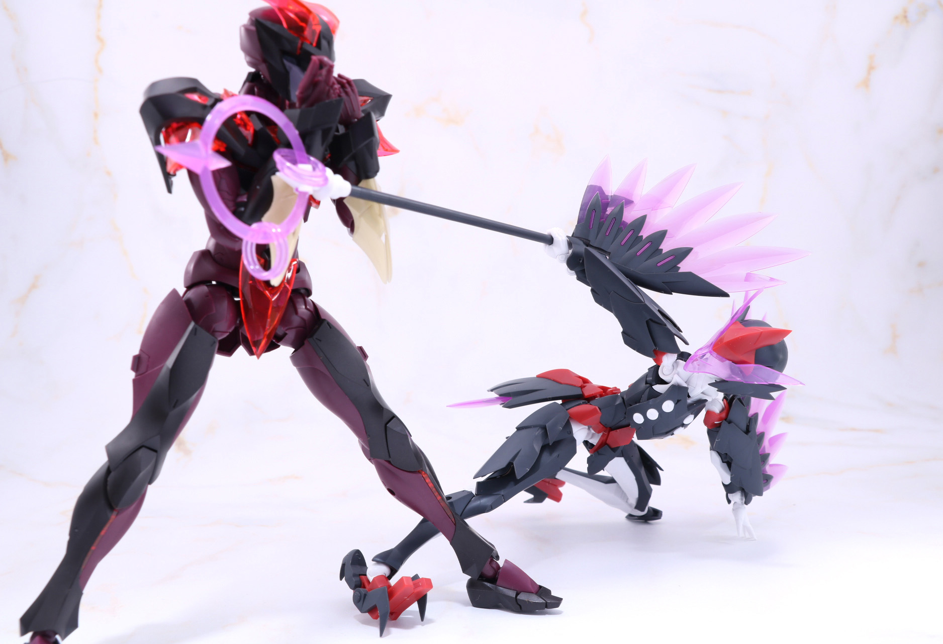 リーチのある錫杖で畳みかける