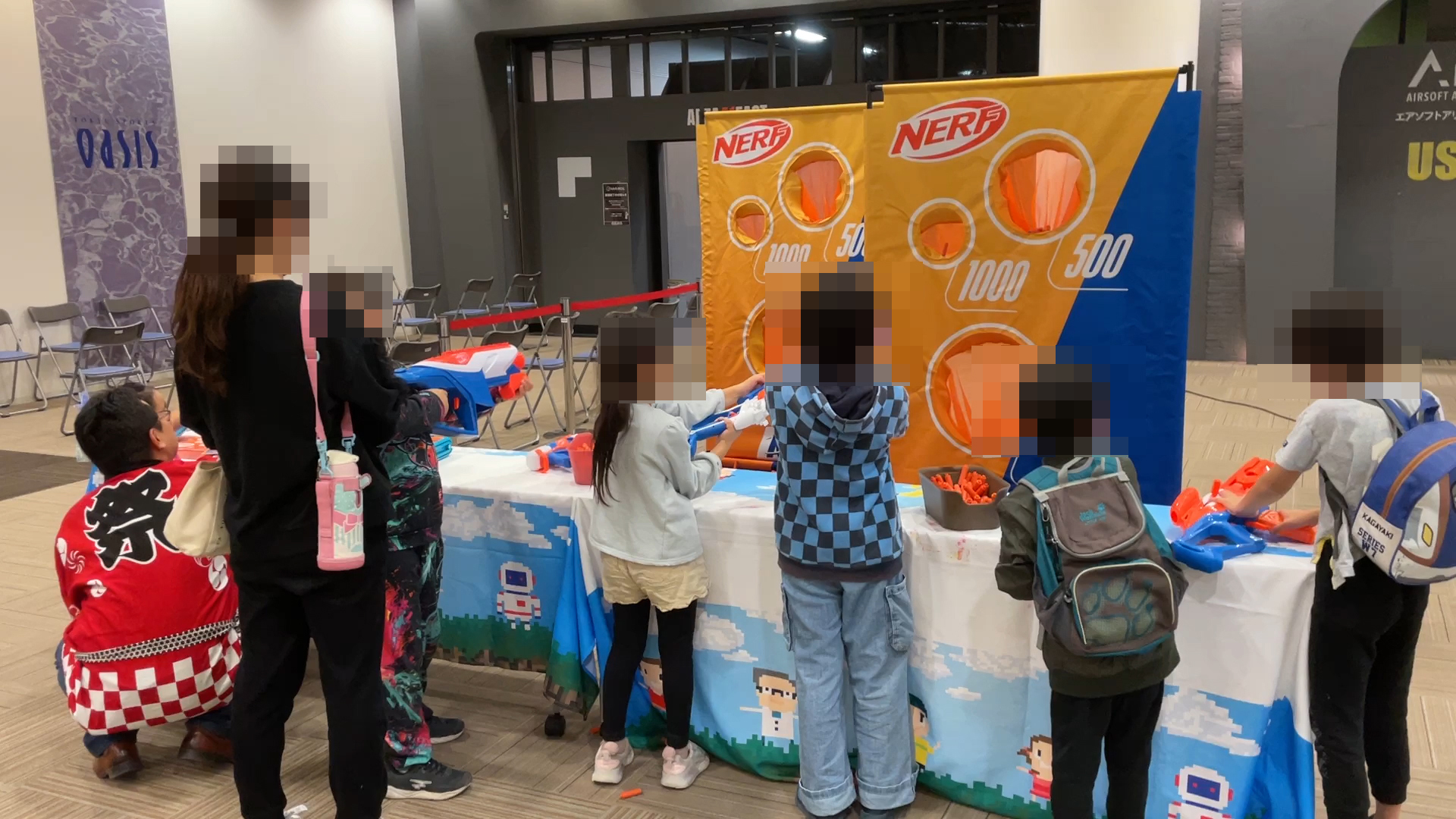 「AREA41」での的当て体験も楽しそうだ