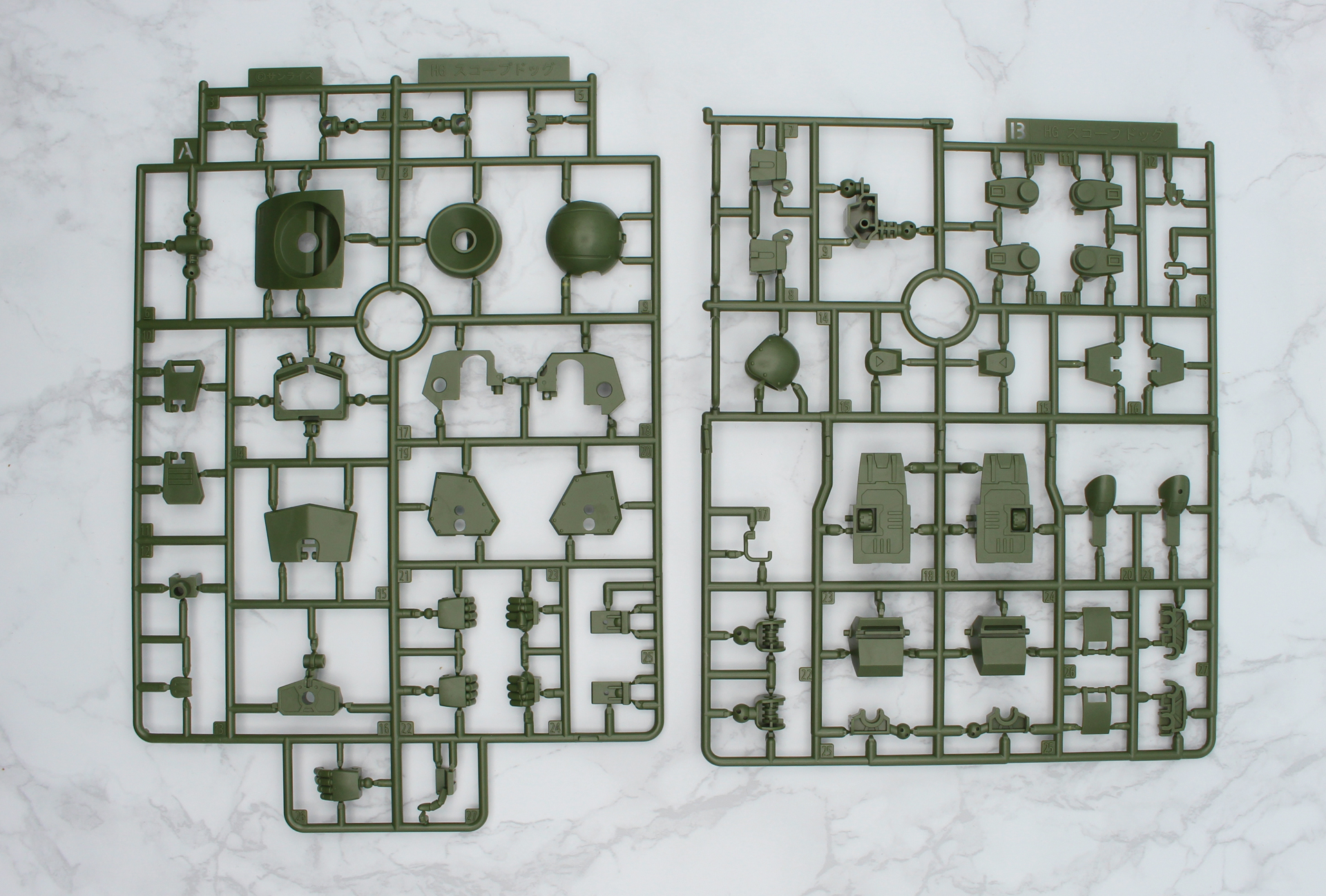 Aパーツ、Bパーツ