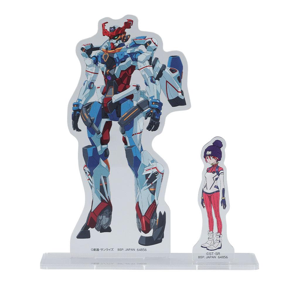 B賞：マチュ＆GQuuuuuuX ビジュアルスタンド