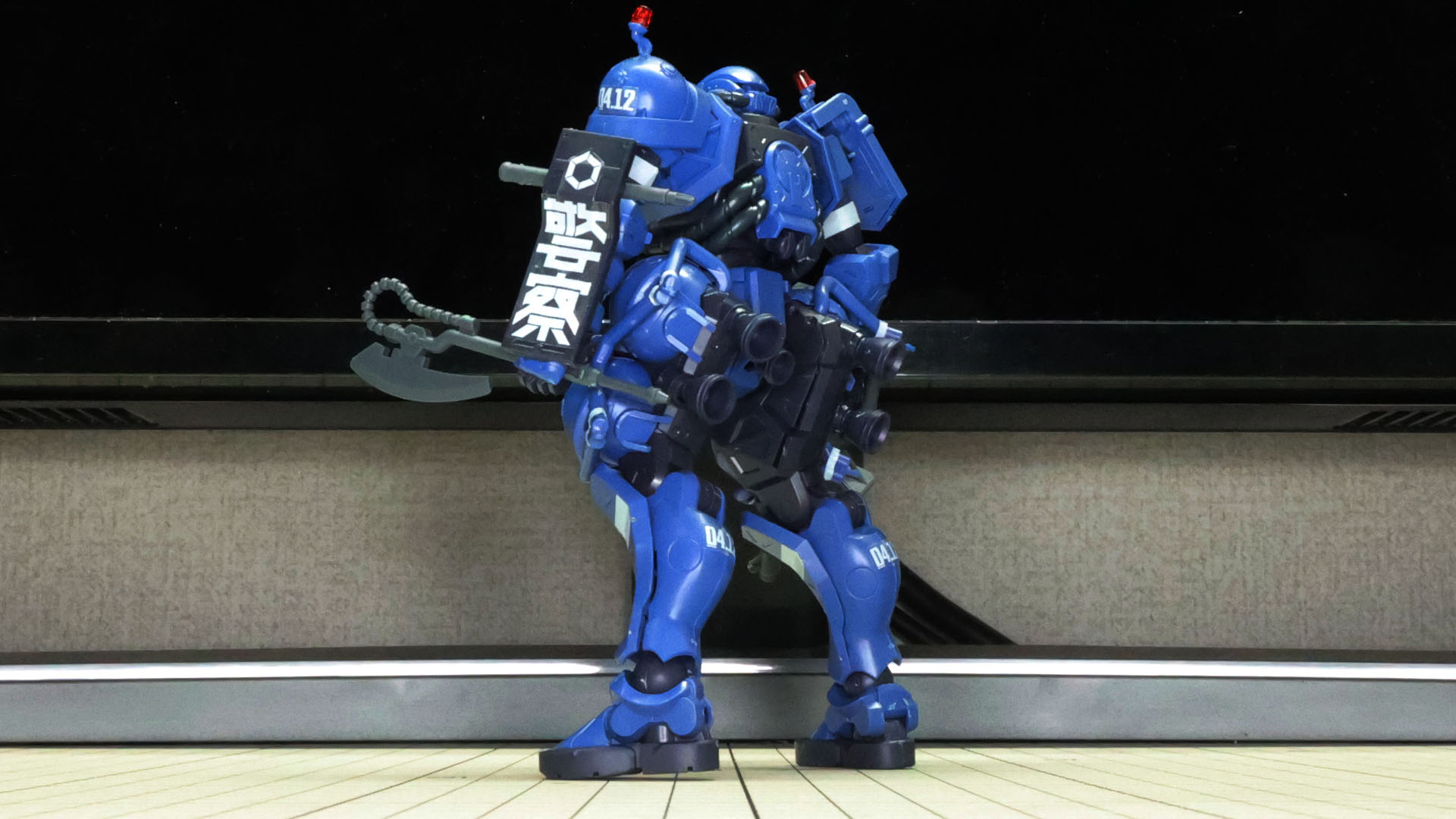 マーキング入りのシールドがかっこいい！