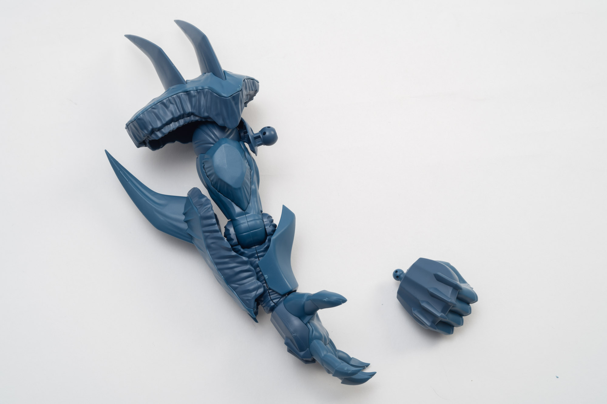 腕が完成。この隙のない筋の表現と自然な色使い。完成した時に思わずため息が出た。