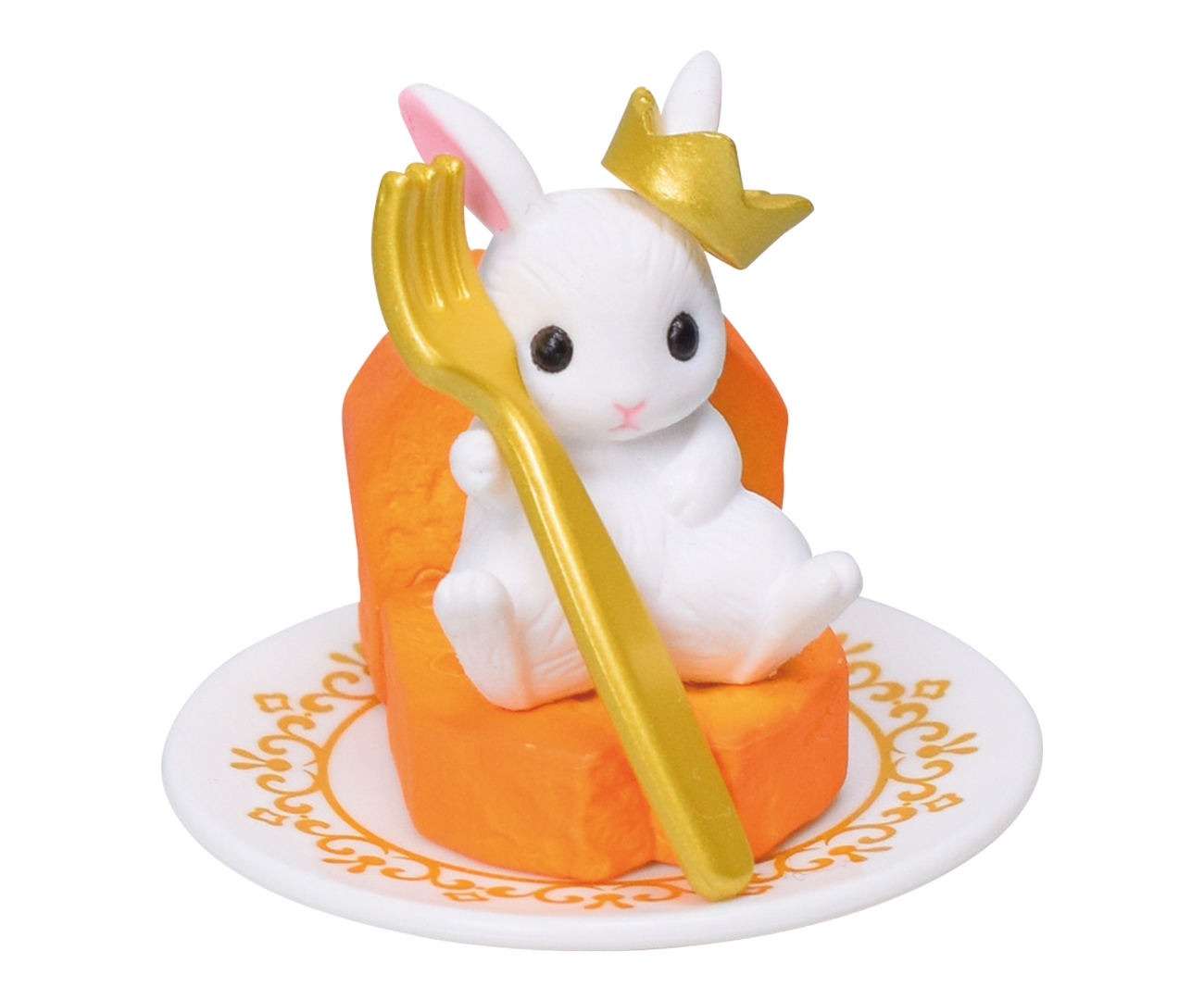 パウンドケーキとホワイトうさぎ