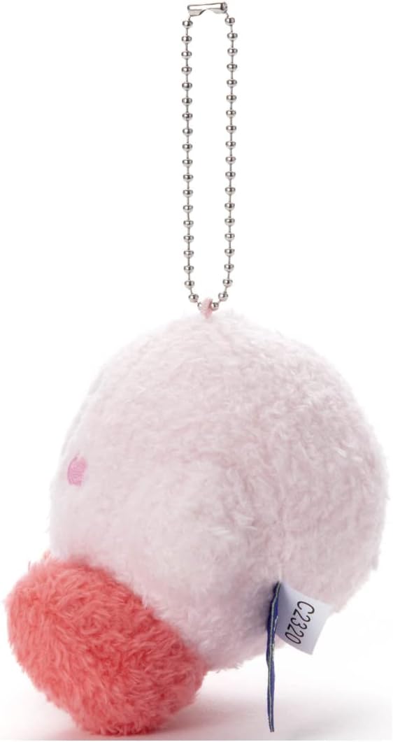 「星のカービィ」シリーズのキャラクター「カービィ」を暗闇でほわっと光るぬいぐるみ「ほわっとフレンズ」のボールチェーンマスコットシリーズより立体化。優しい色味とふわふわ生地を採用している