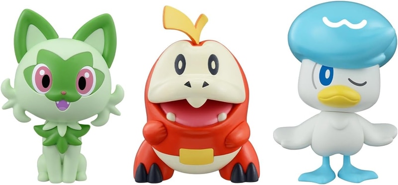 ポケモンプラモコレクション クイック「18+19+20 ニャオハ&クワッス&ホゲータセット」