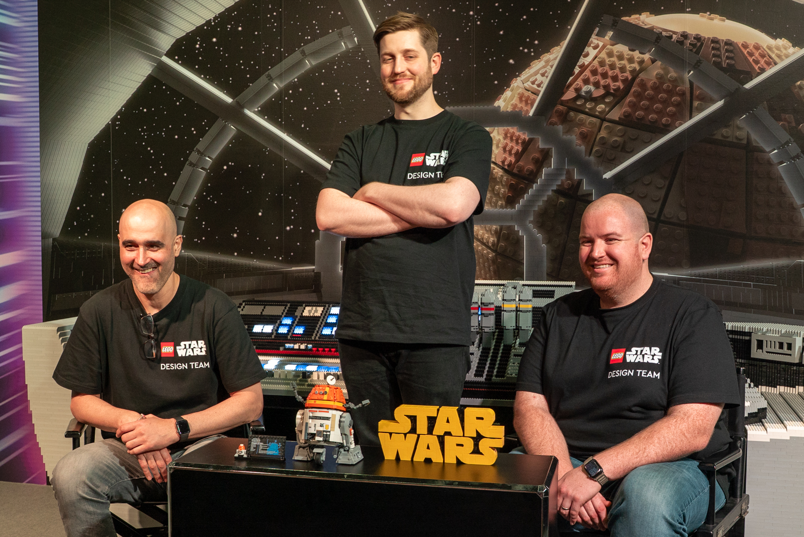 本イベントのためにデンマークより緊急来日したレゴ「スター・ウォーズ」シリーズのデザイナーチーム