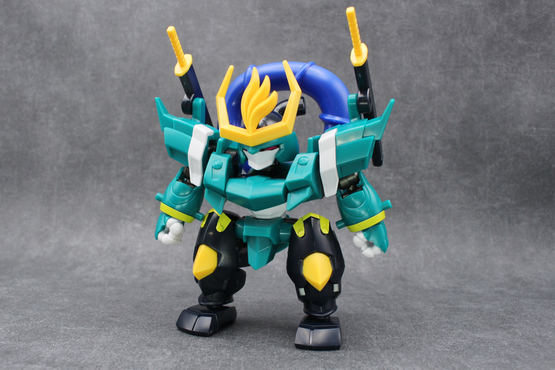 頭を取り付けて「風神丸」の完成