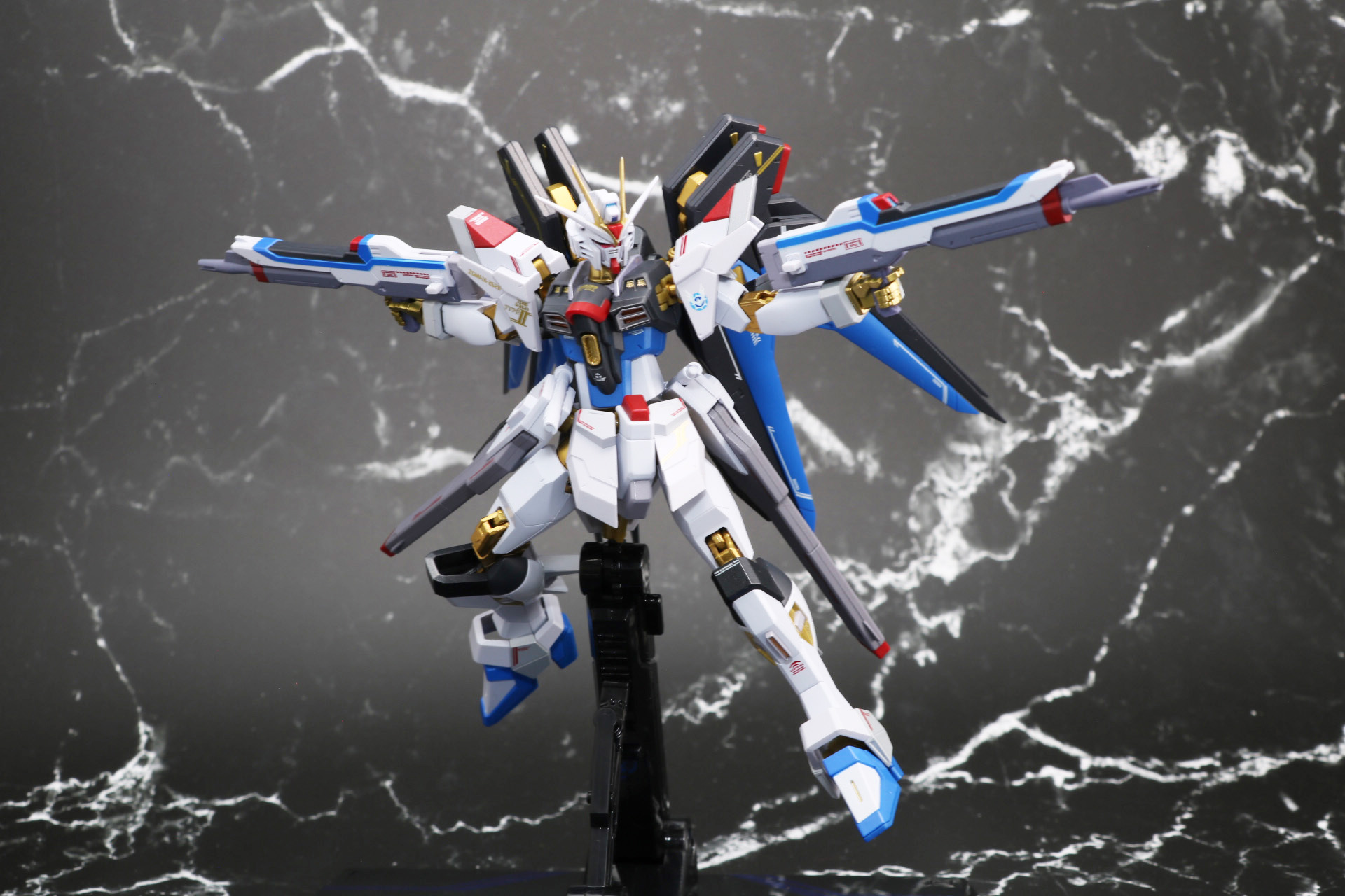 高エネルギービームライフルの2丁持ち