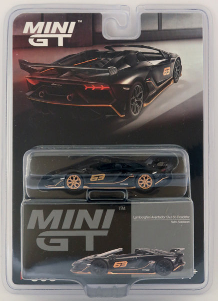 「ランボルギーニ アヴェンタドール SVJ 63 ロードスター Nero Aldebaran （ブラック）」