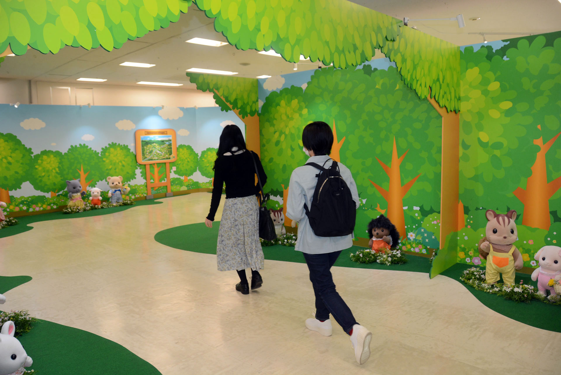 入り口ではシルバニア村の住人達が迎えてくれる