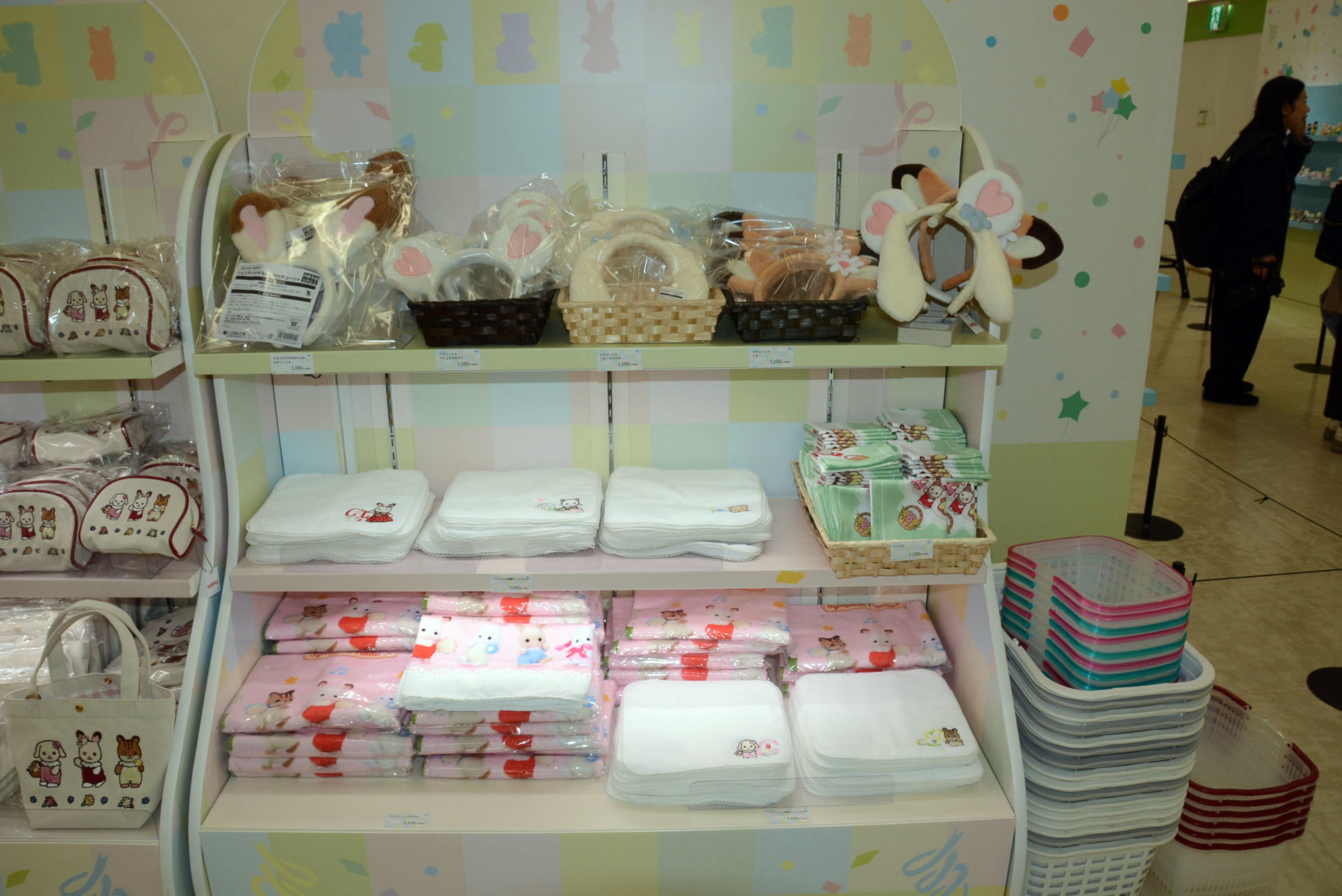 多彩な物販コーナー