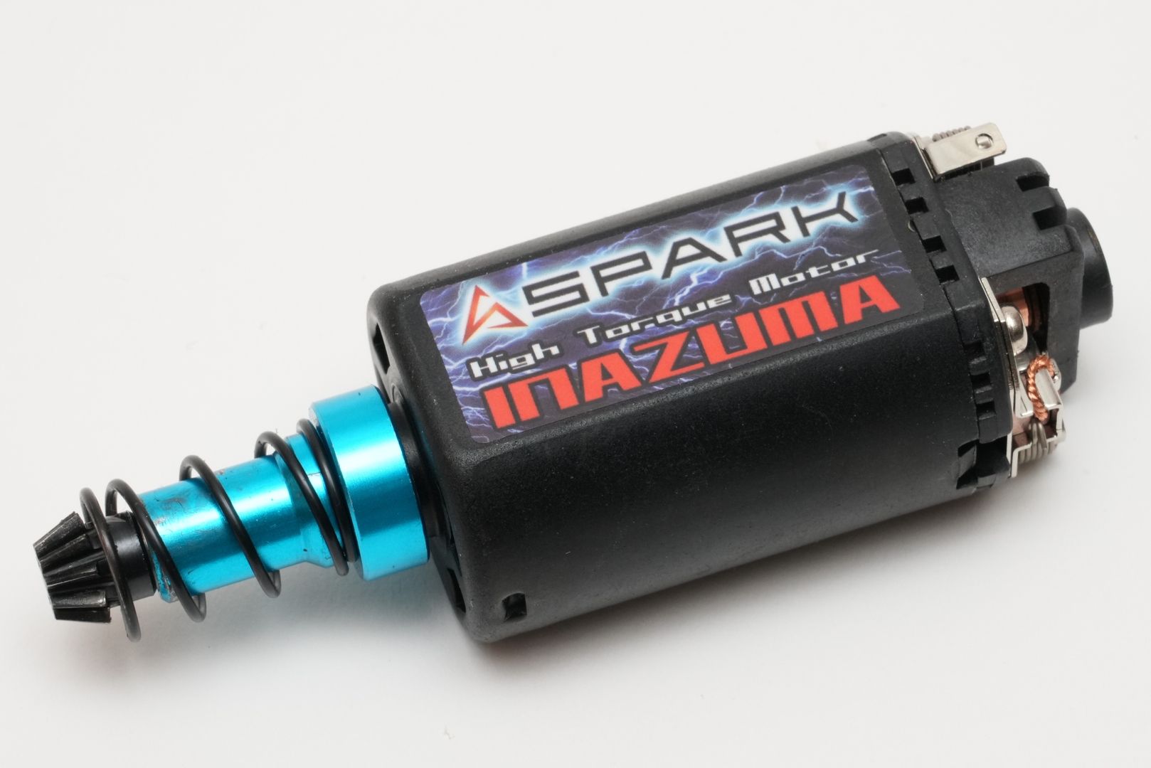 日本製の「INAZUMA」モーターを搭載。回転数、トルクのバランスがとれたモーターだ