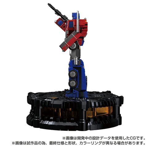 タカラトミー カラクリスタチュー KS-01 オプティマスプライム トランスフォーマー」より可動フィギュア「カラクリ・スタチュー