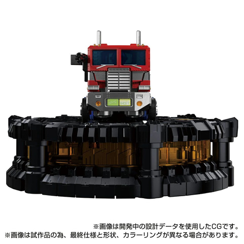 タカラトミー カラクリスタチュー KS-01 オプティマスプライム トランスフォーマーより自動変形する「カラクリ・スタチュー KS