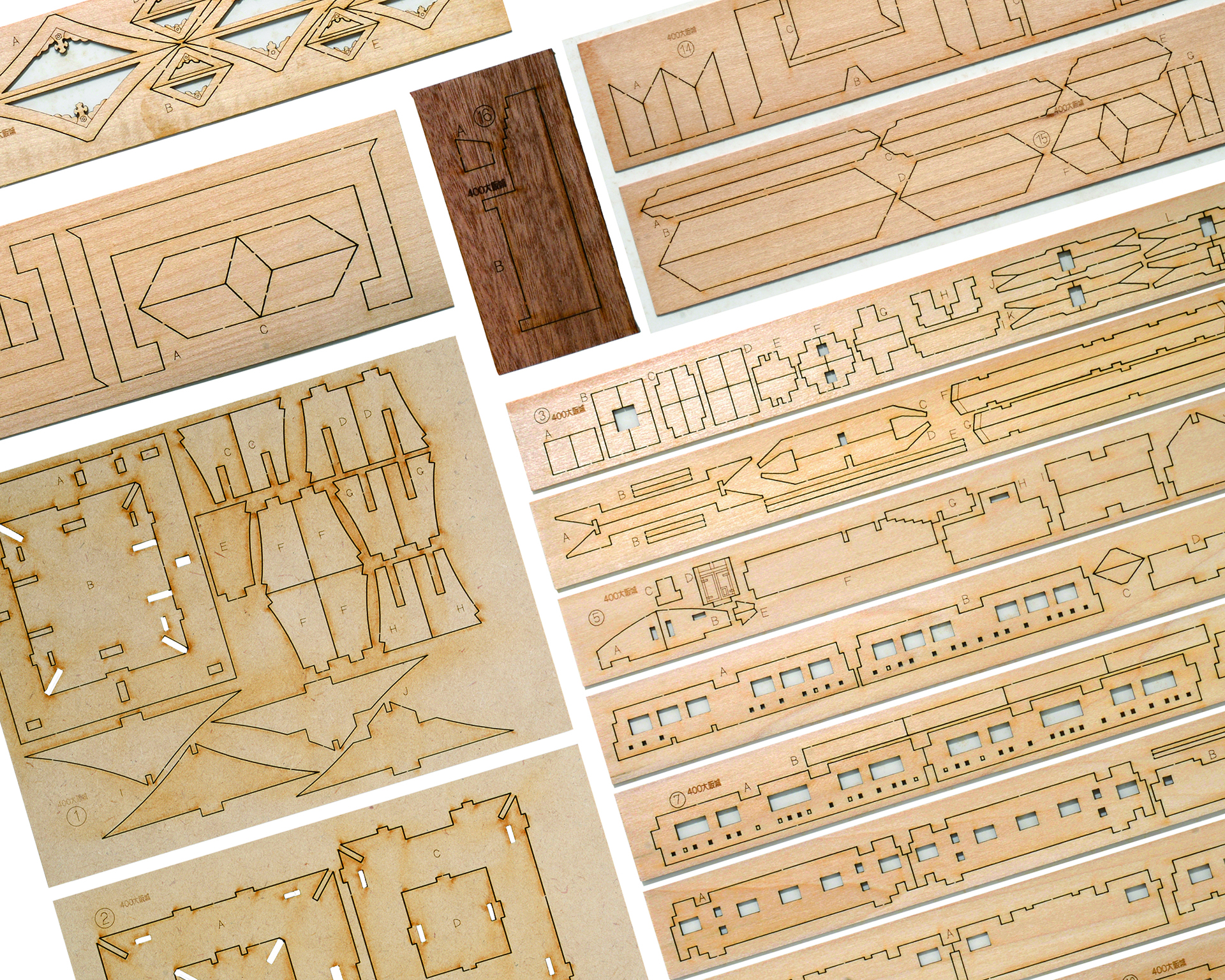 レーザー加工で部品を成型