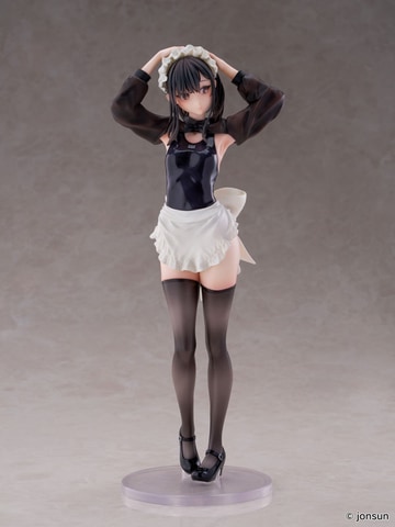 Jonsun氏シオリフィギュアタペストリー付き 大人気イラストレーターjonsun氏の新作フィギュア！シオリの競泳