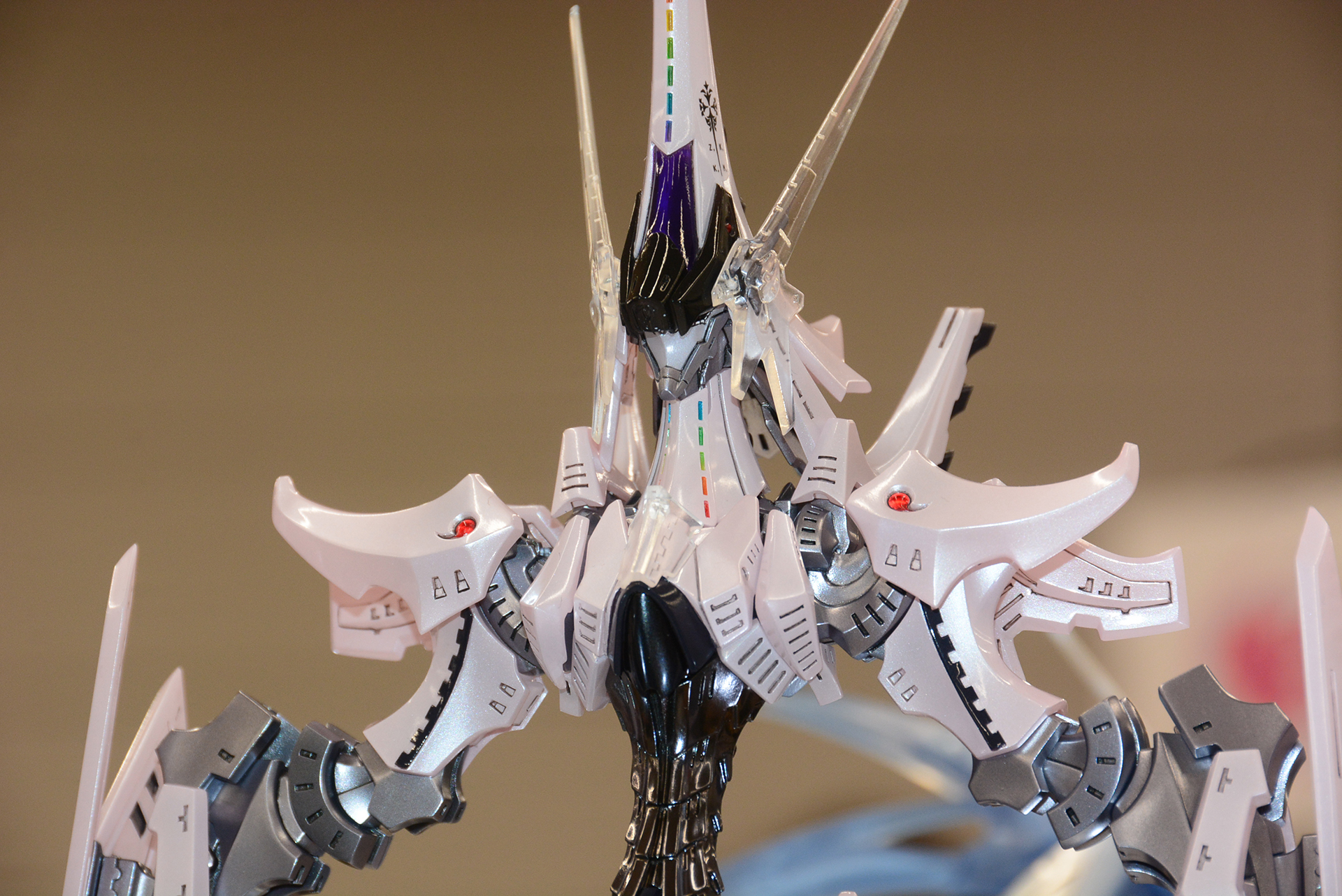 桜色のキュキィ騎は、彩色例として展示