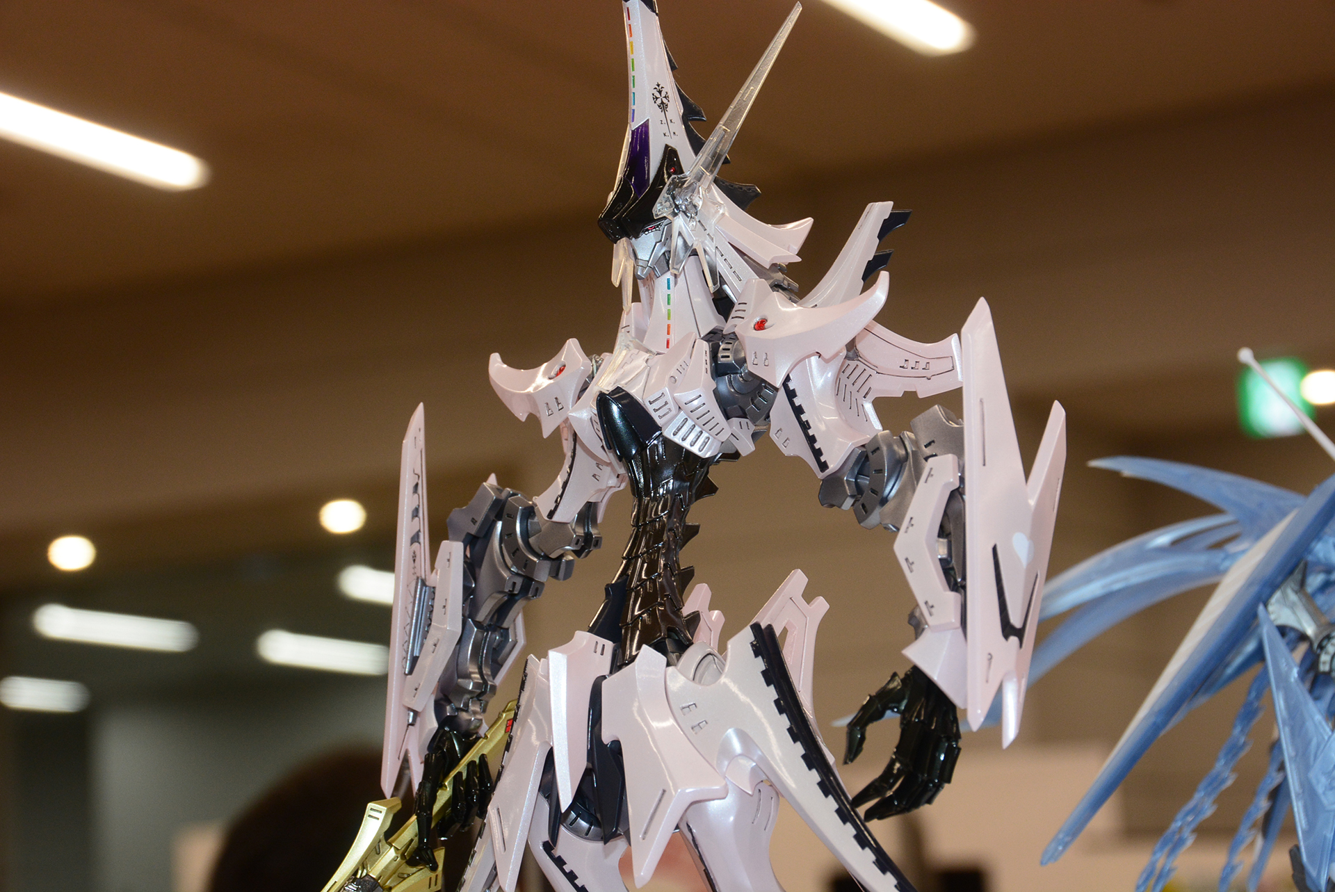 桜色のキュキィ騎は、彩色例として展示