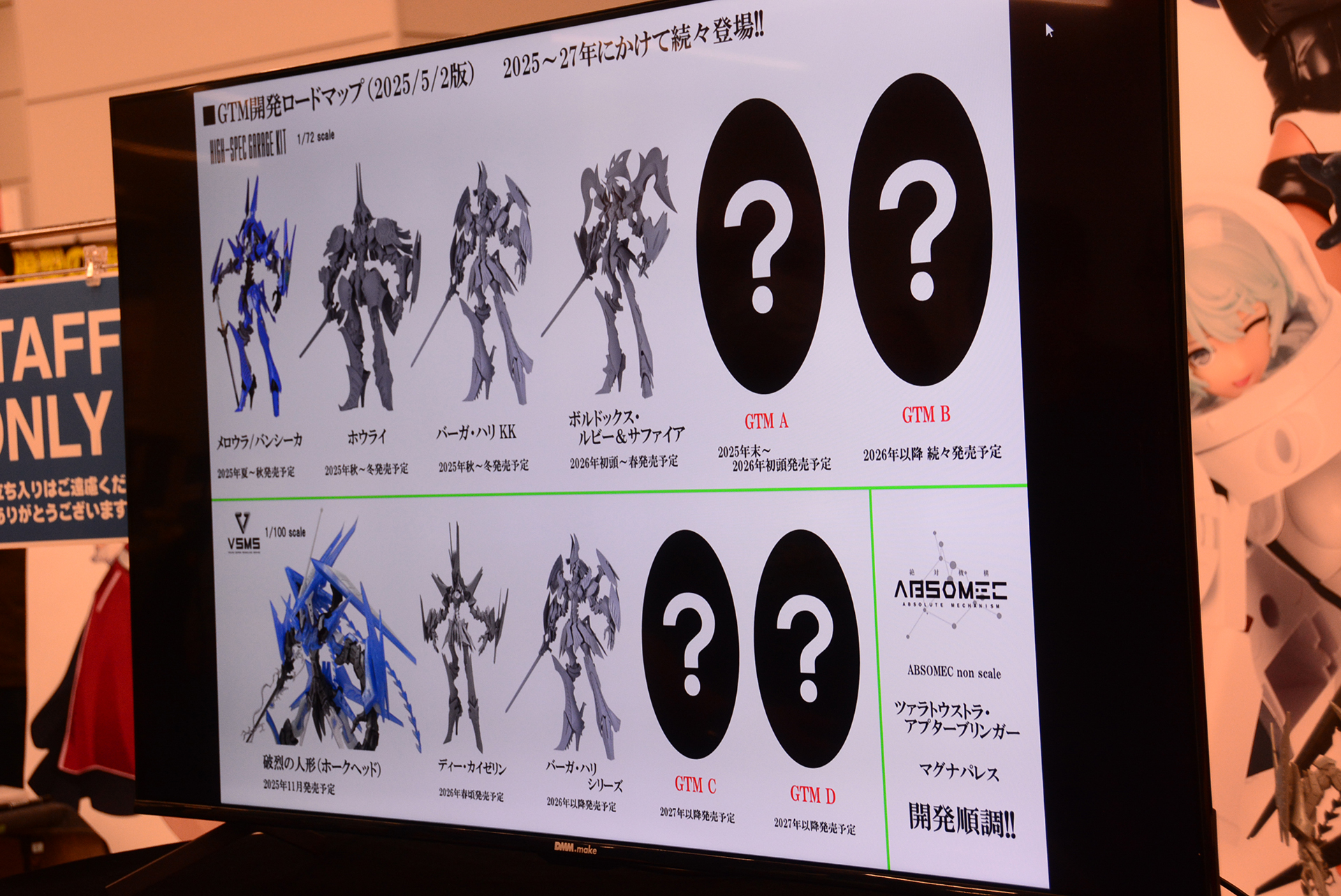 GTM商品のロードマップ。今後積極的に商品展開が行われる