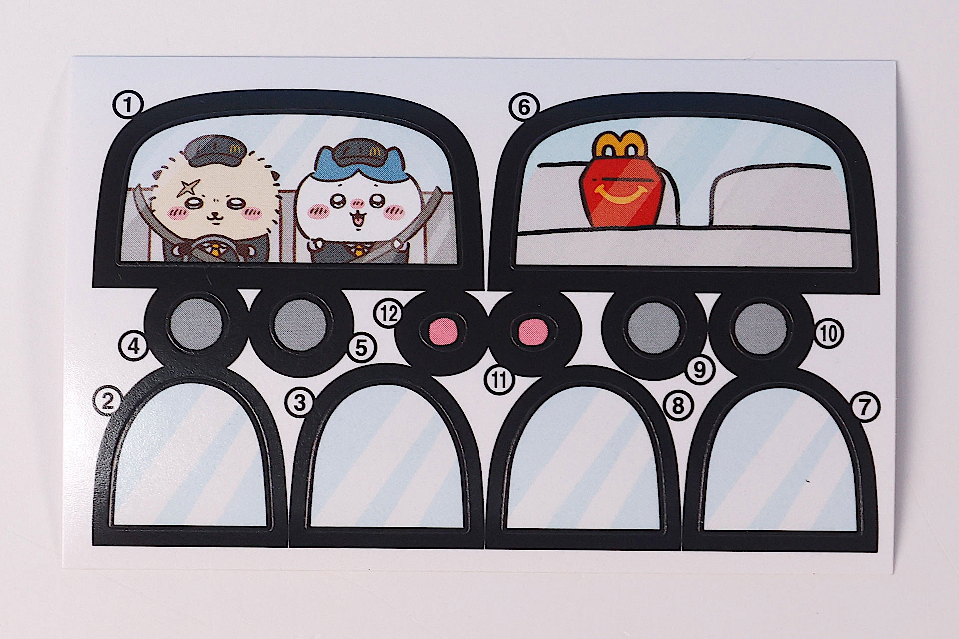 こちらは付属のシールだ