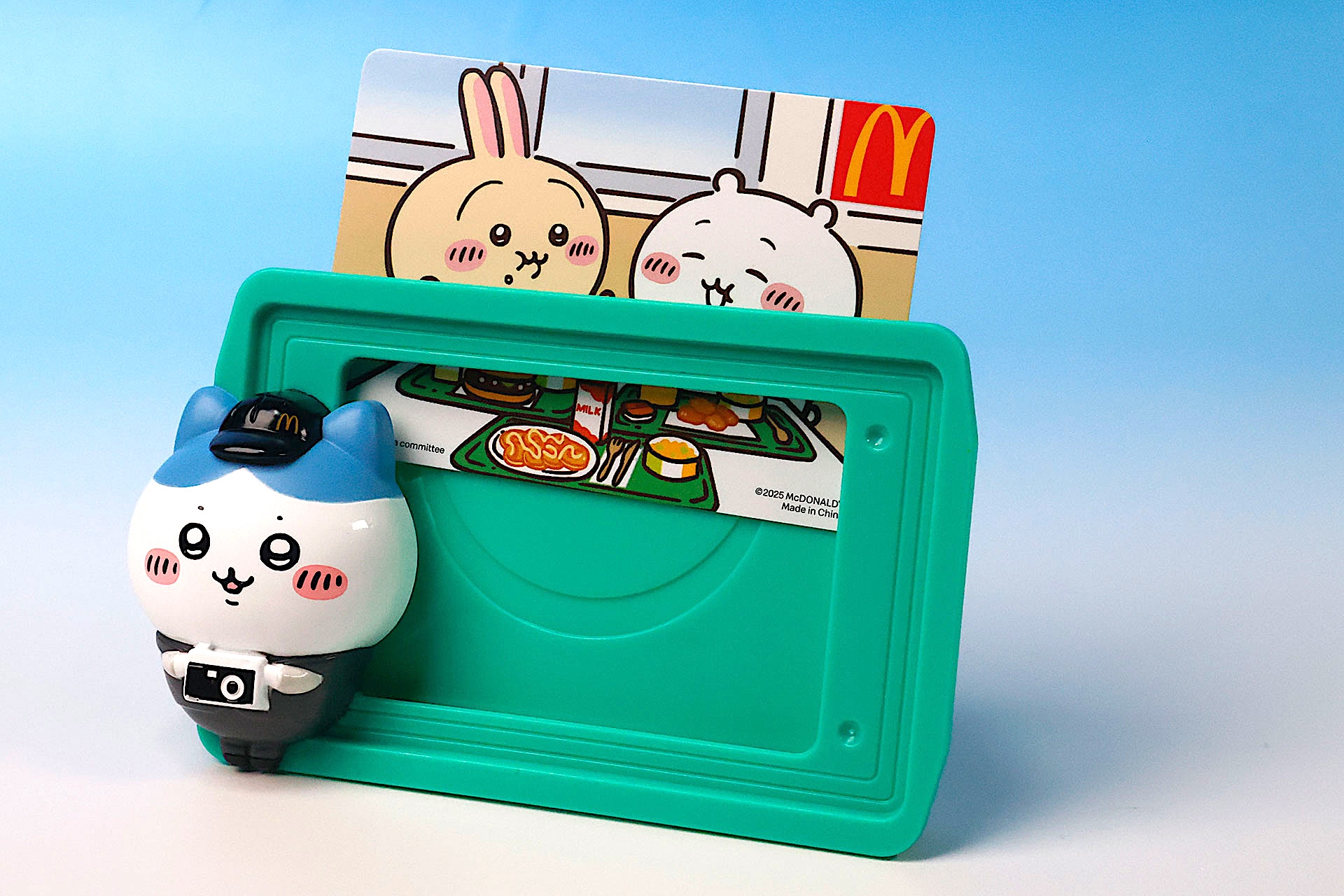 付属のカードはこのように取り出すことができる