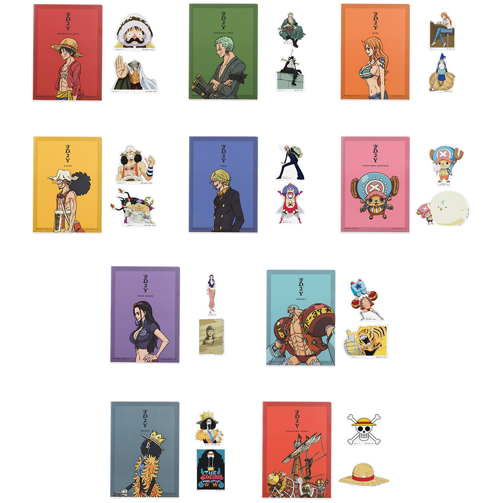 J賞：クリアファイル＆ステッカーセット