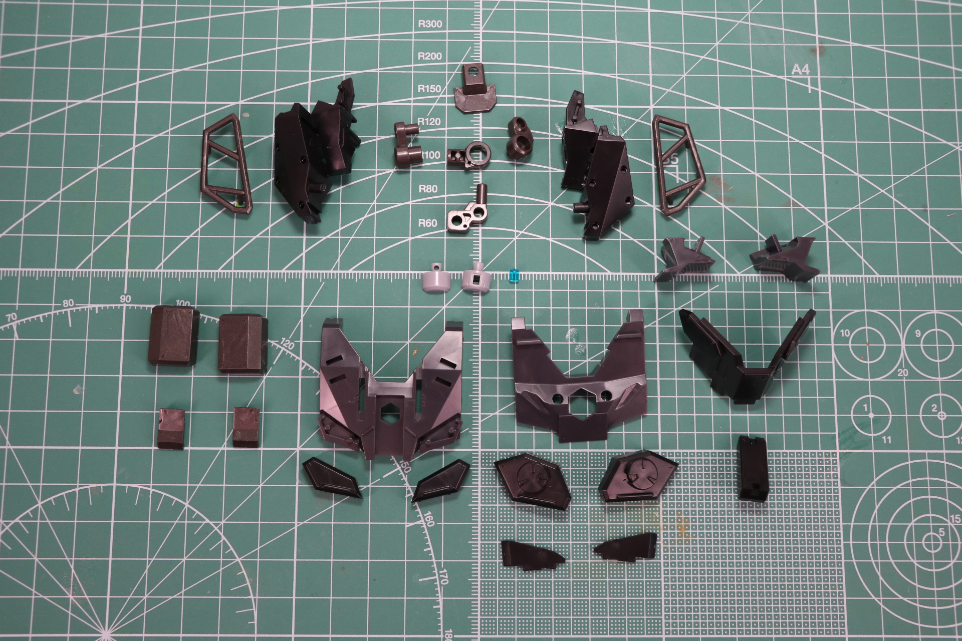 胸部の組み立て