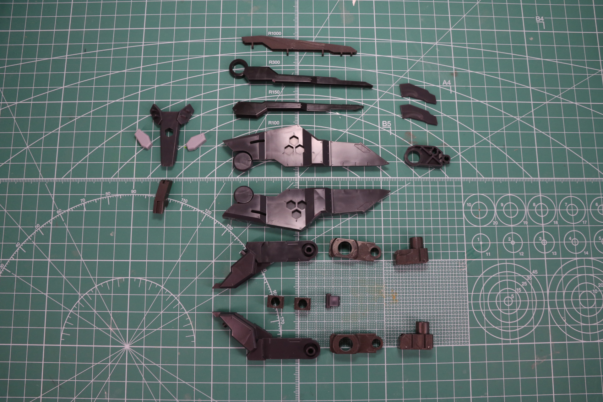 腰部の組み立て