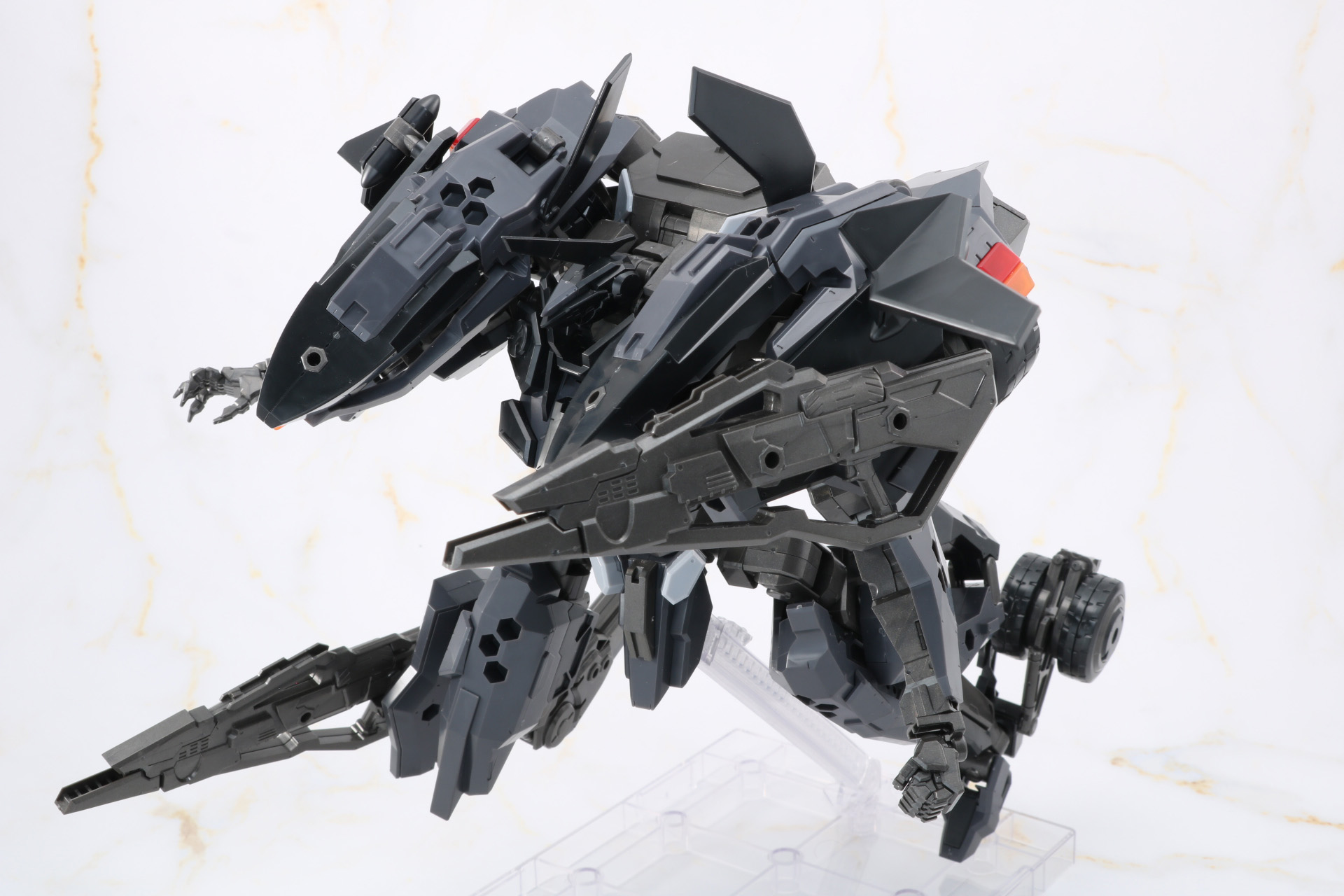 ライフルのヘキサグラムによって各部にマウントが可能