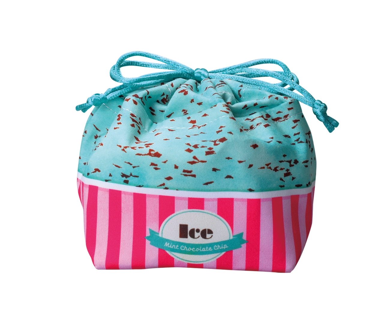 カップアイス巾着（チョコミント）