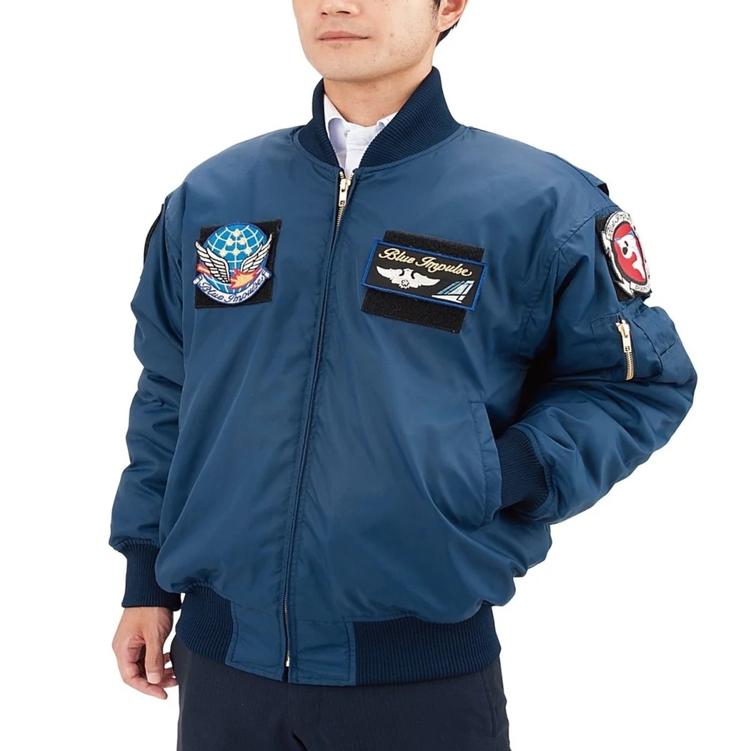 「『松島基地』帰還記念。正式エンブレム採用ブルーインパルスブルゾン」32,780円