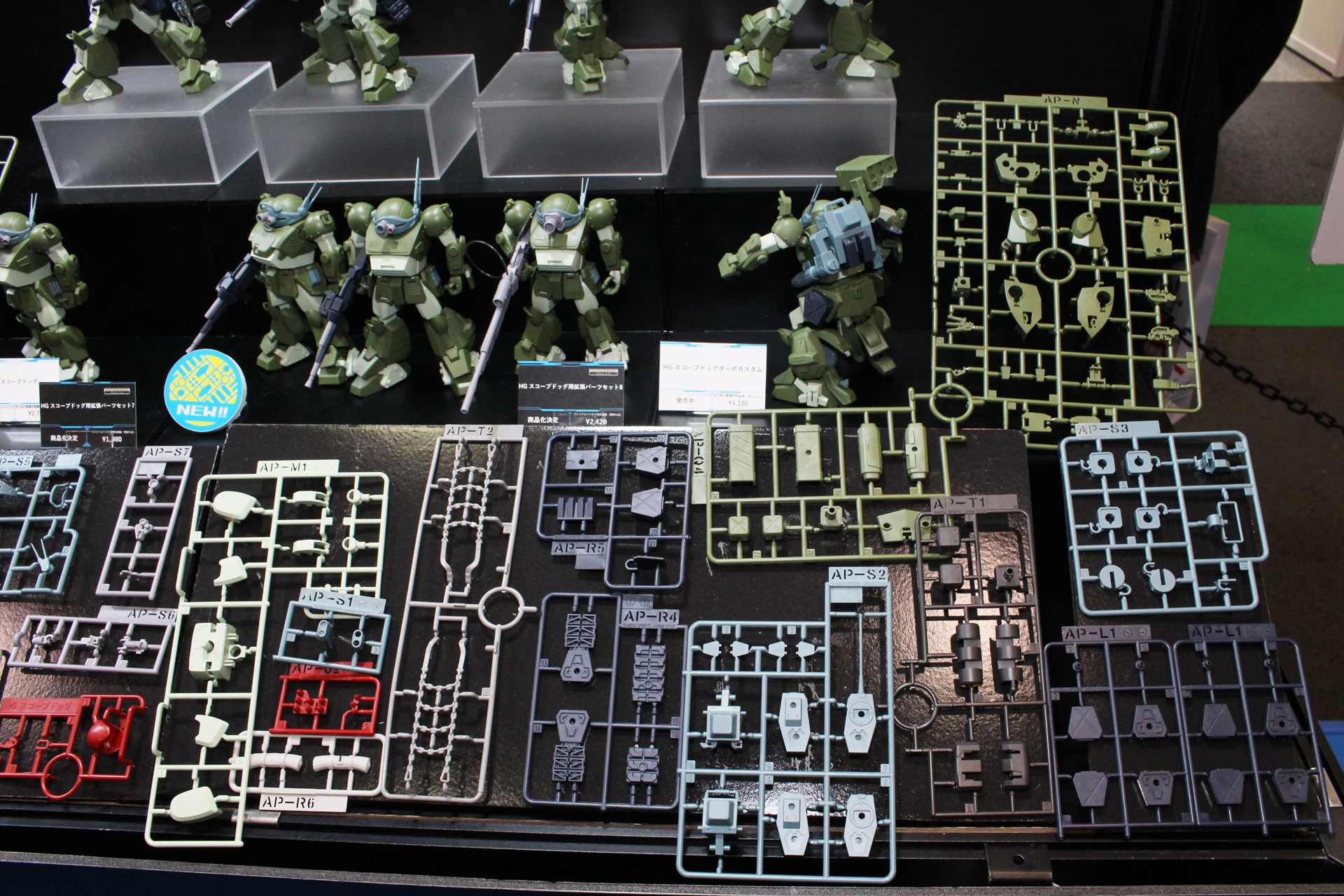 「HG スコープドッグ 拡張パーツセット8」。発売日未定。価格は2,420円。プレミアムバンダイ販売商品