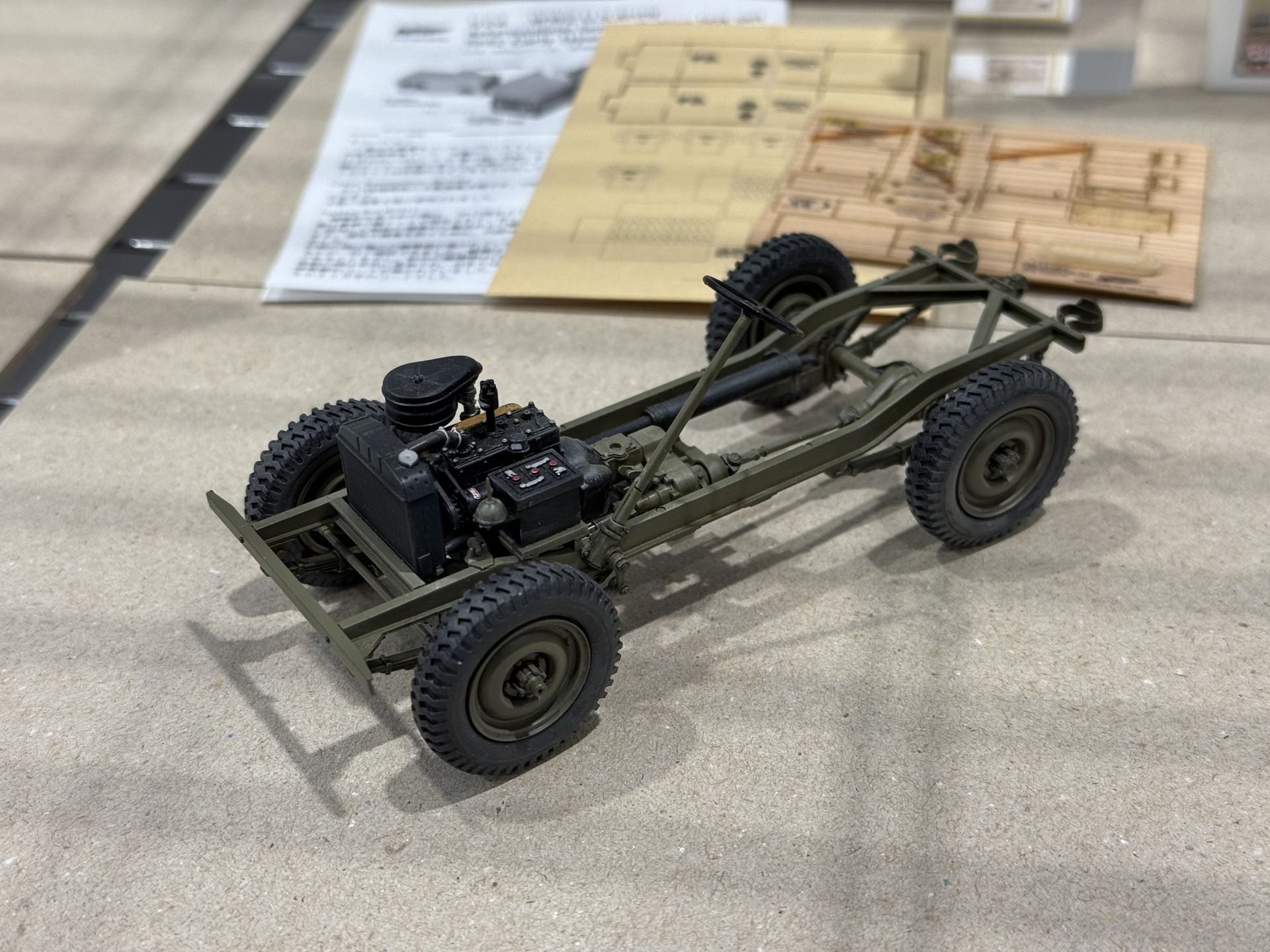 見えない部分も1/24とは思えない精密な作り