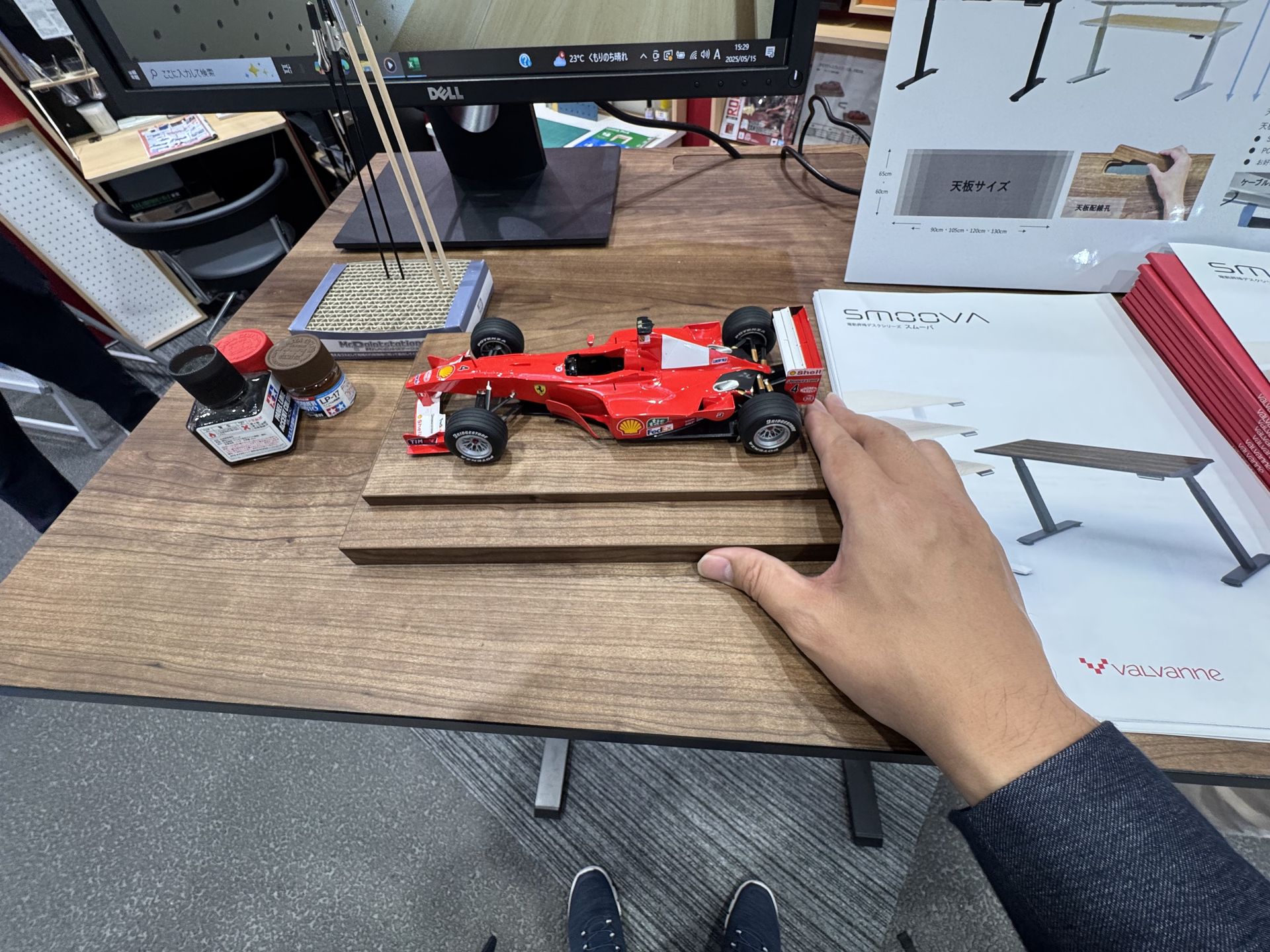 1150mmはスタンディングで使うのにちょうどいい