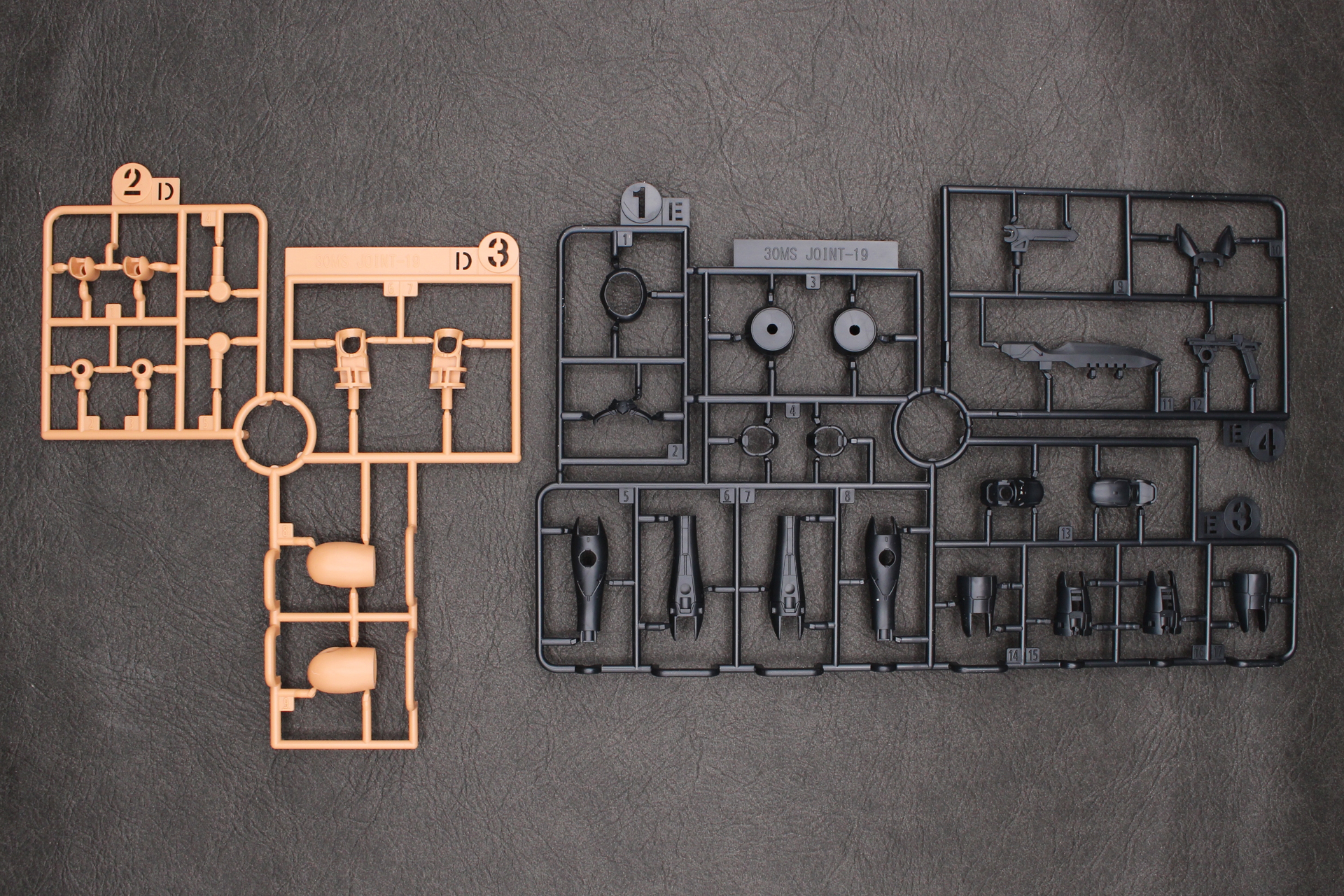 Dパーツ、Eパーツ