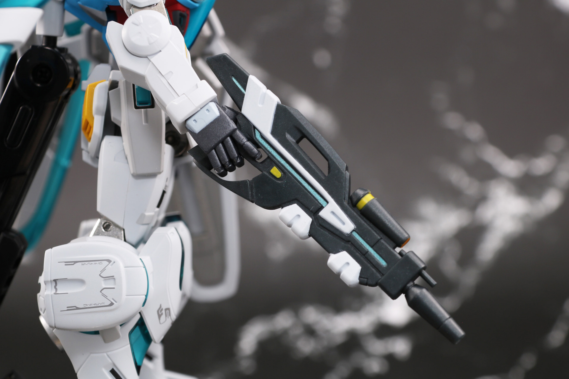 ビームライフル。細かく色分けされている