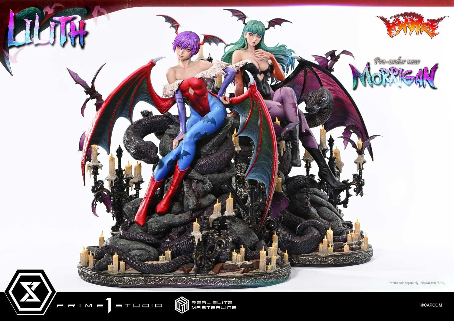 既に予約開始された「ヴァンパイア モリガン」と並べて楽しめる