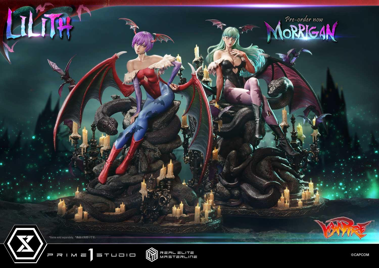 既に予約開始された「ヴァンパイア モリガン」と並べて楽しめる