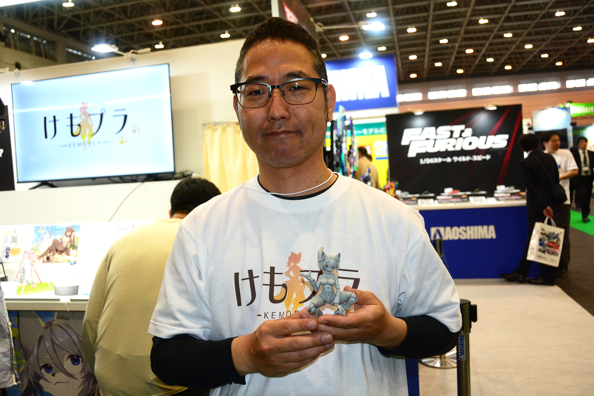 「けもプラ」の企画開発者であるアオシマの金田辰也氏
