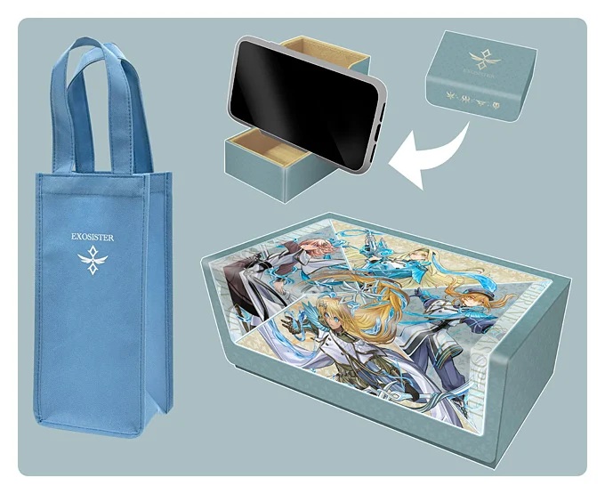 『デラックスデュエルセット エクソシスター』セット内容（※スマートフォンは付属しません）