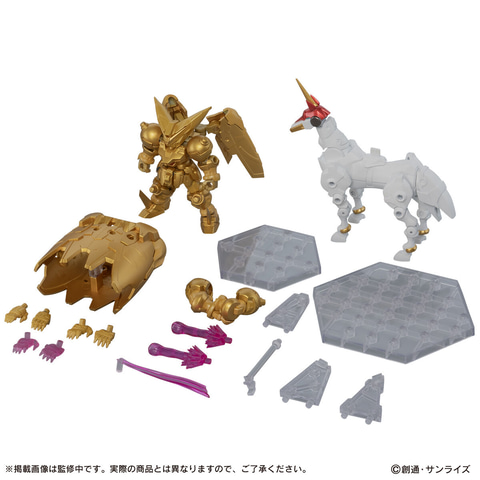 機動武闘伝Gガンダム」よりゴッドガンダムとマスターガンダムが